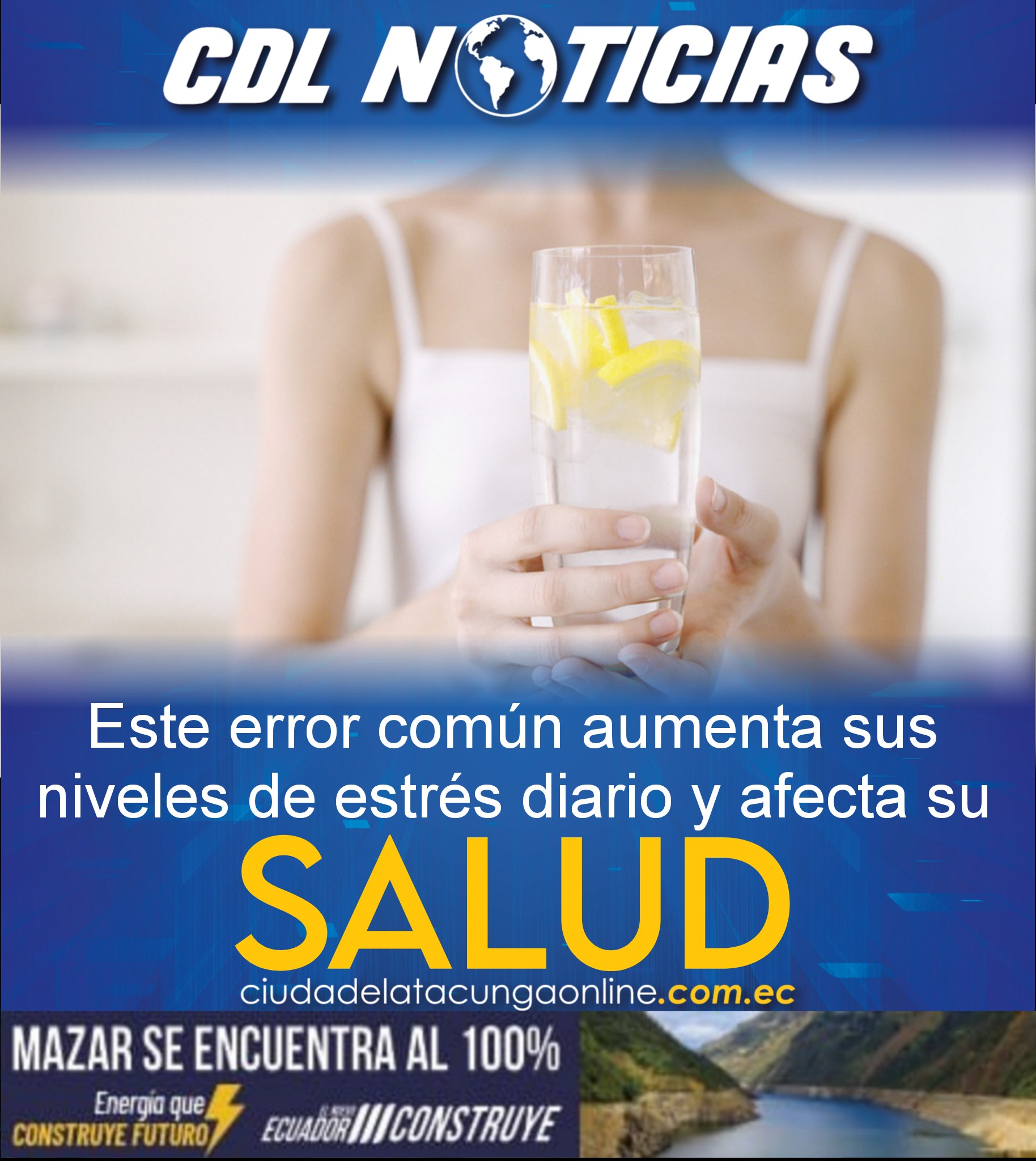 Este error común aumenta sus niveles de estrés diario y afecta su salud