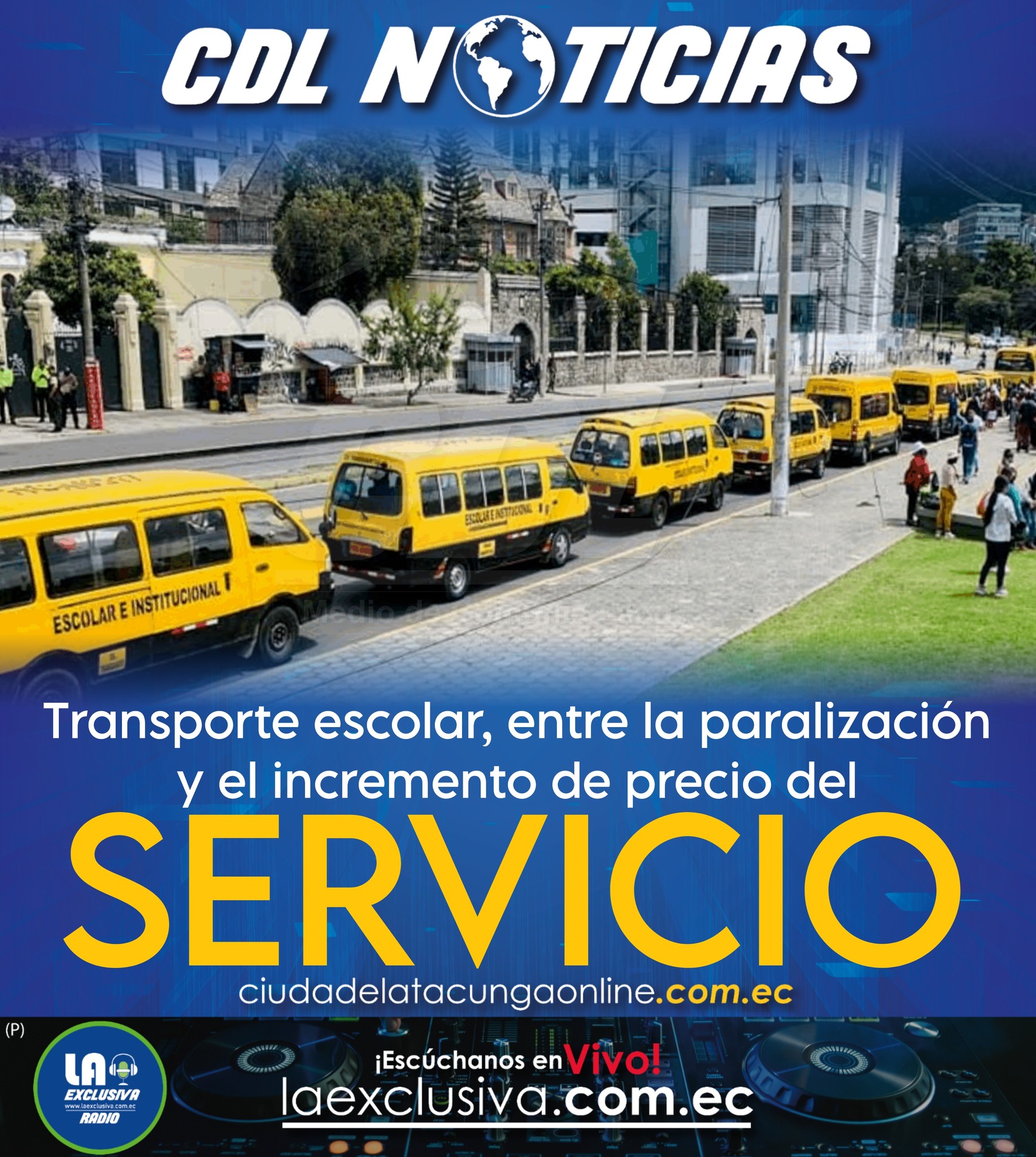 Transporte escolar, entre la paralización y el incremento de precio del servicio