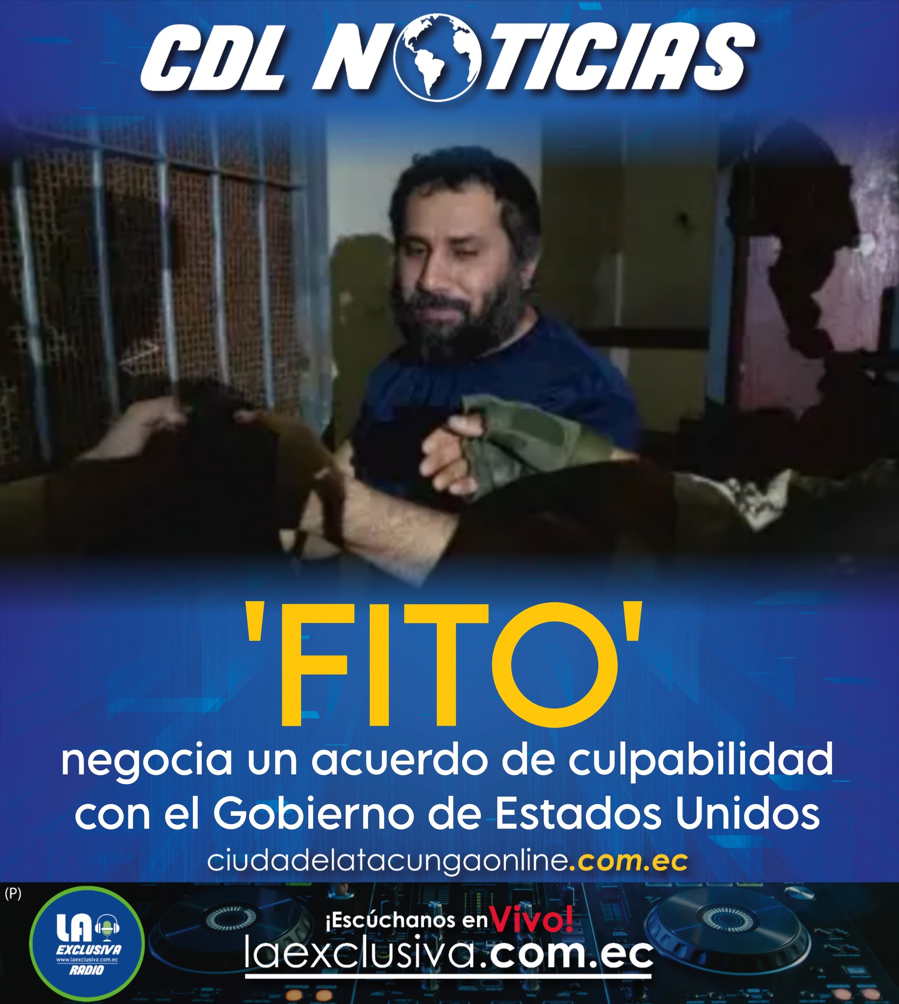 José Macías, alias ‘Fito’, negocia un acuerdo de culpabilidad con el Gobierno de Estados Unidos