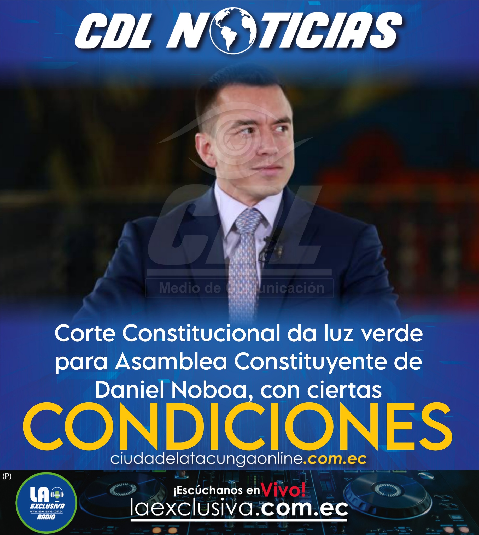 Corte Constitucional da luz verde para Asamblea Constituyente de Daniel Noboa, con ciertas condiciones