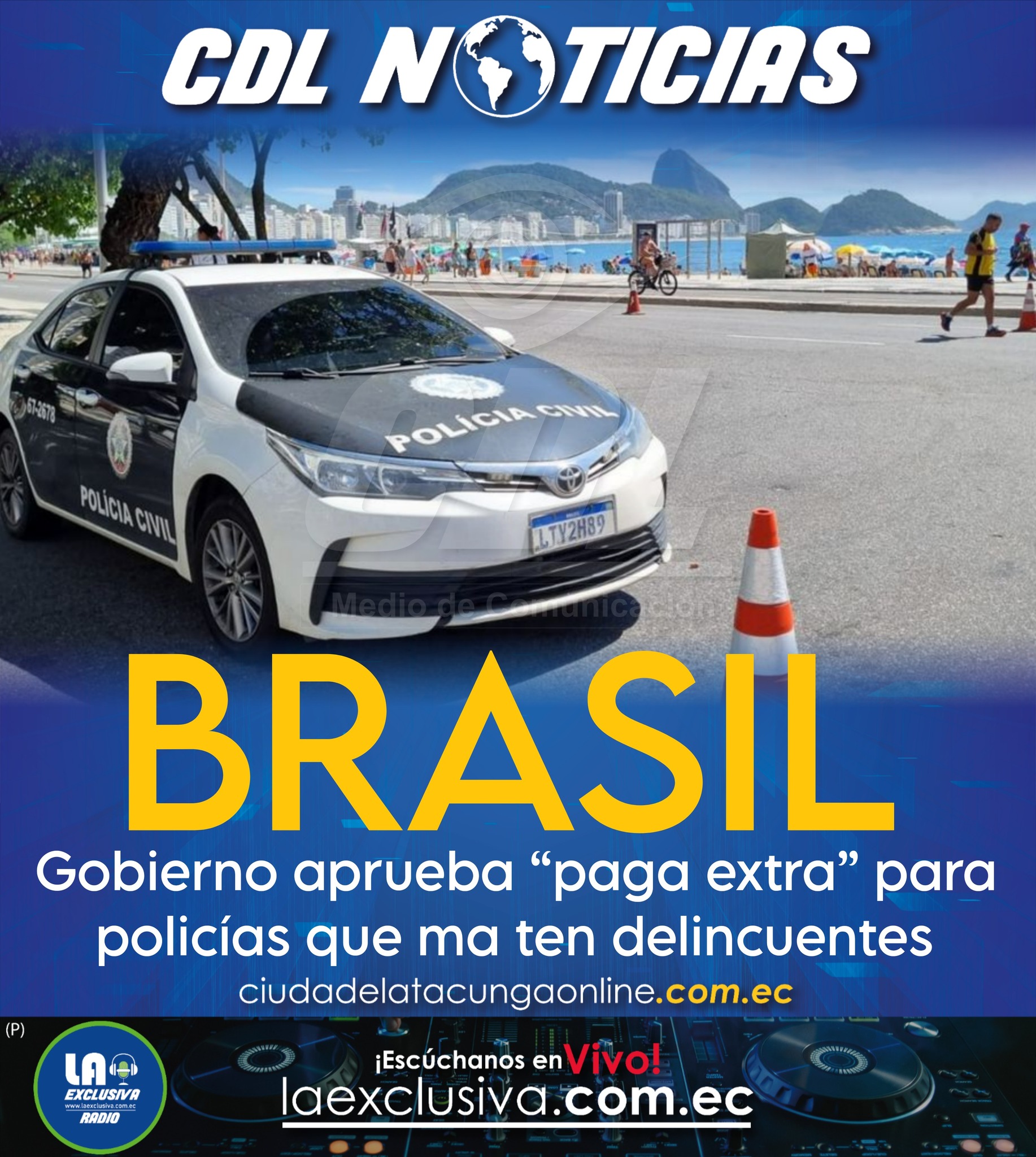 Río de Janeiro: gobierno aprueba “paga extra” para policías que ma ten delincuentes