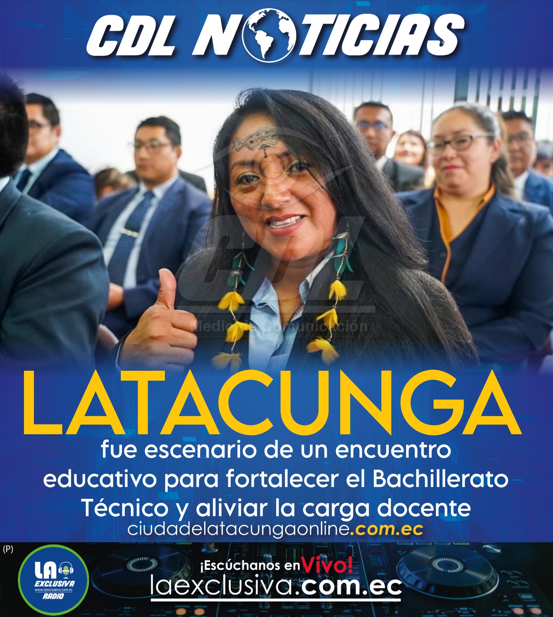 Latacunga fue escenario de un encuentro educativo para fortalecer el Bachillerato Técnico y aliviar la carga docente