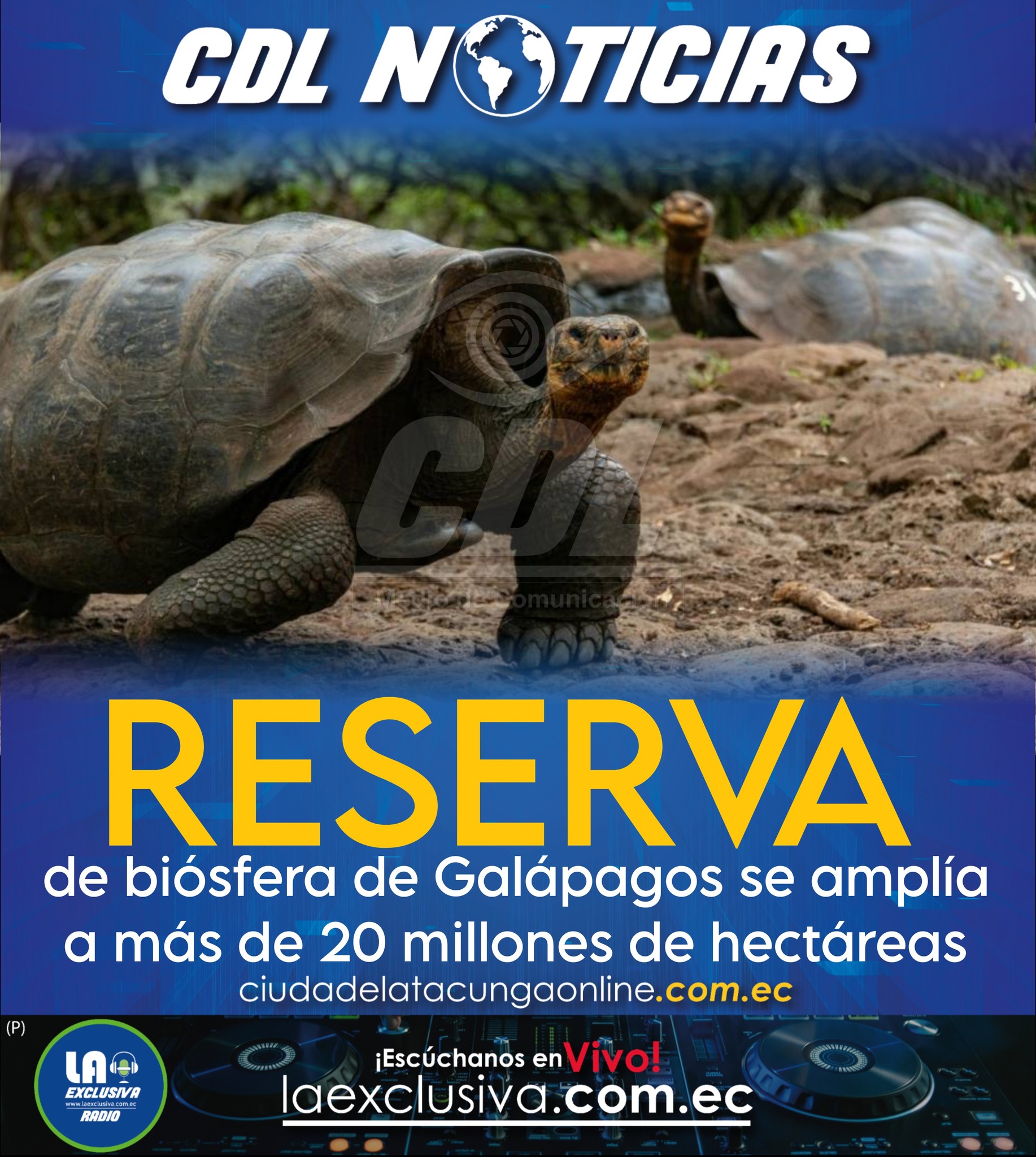 La reserva de biósfera de Galápagos se amplía a más de 20 millones de hectáreas