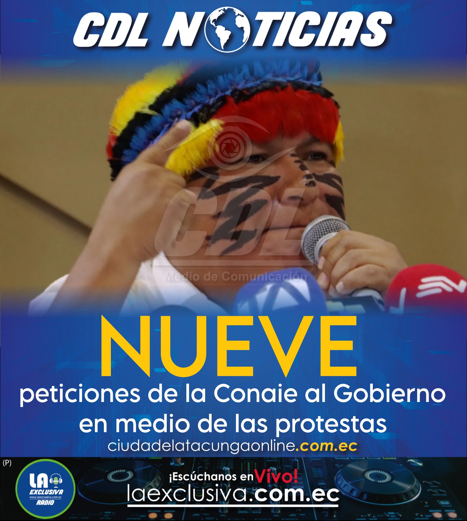 Las nueve peticiones de la Conaie al Gobierno en medio de las protestas