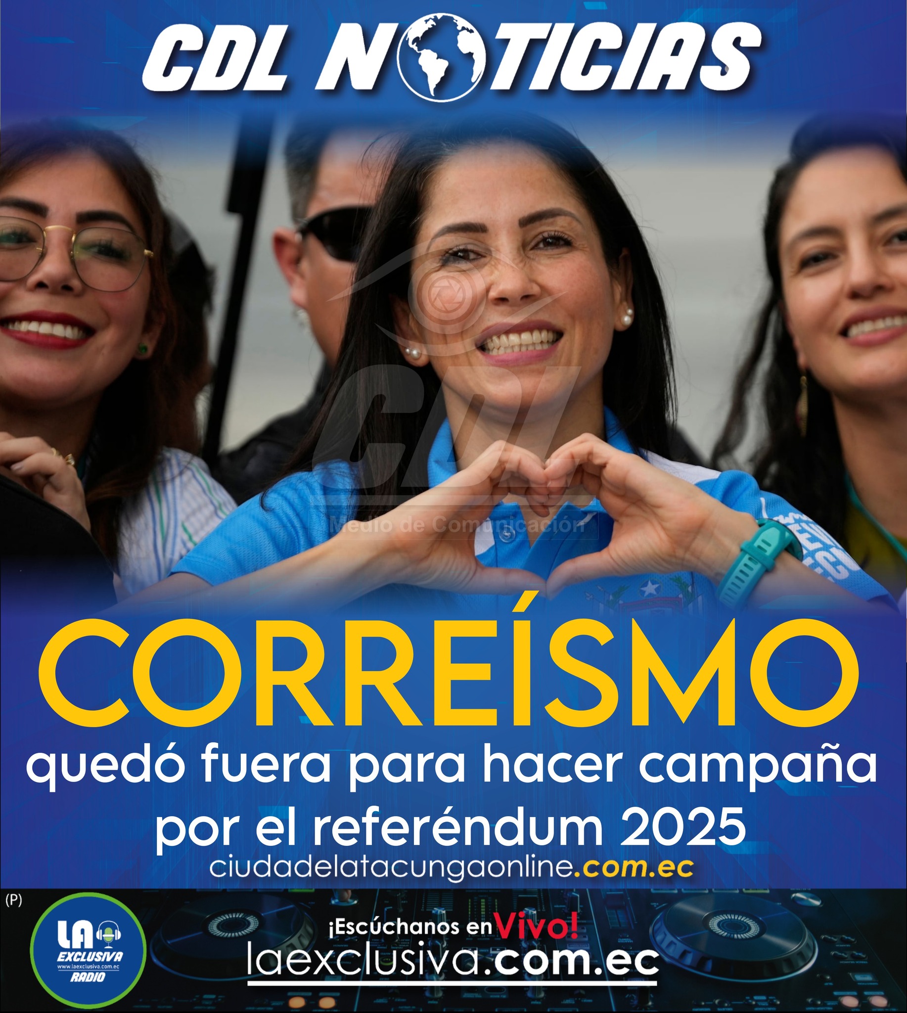 El correísmo quedó fuera para hacer campaña por el referéndum 2025