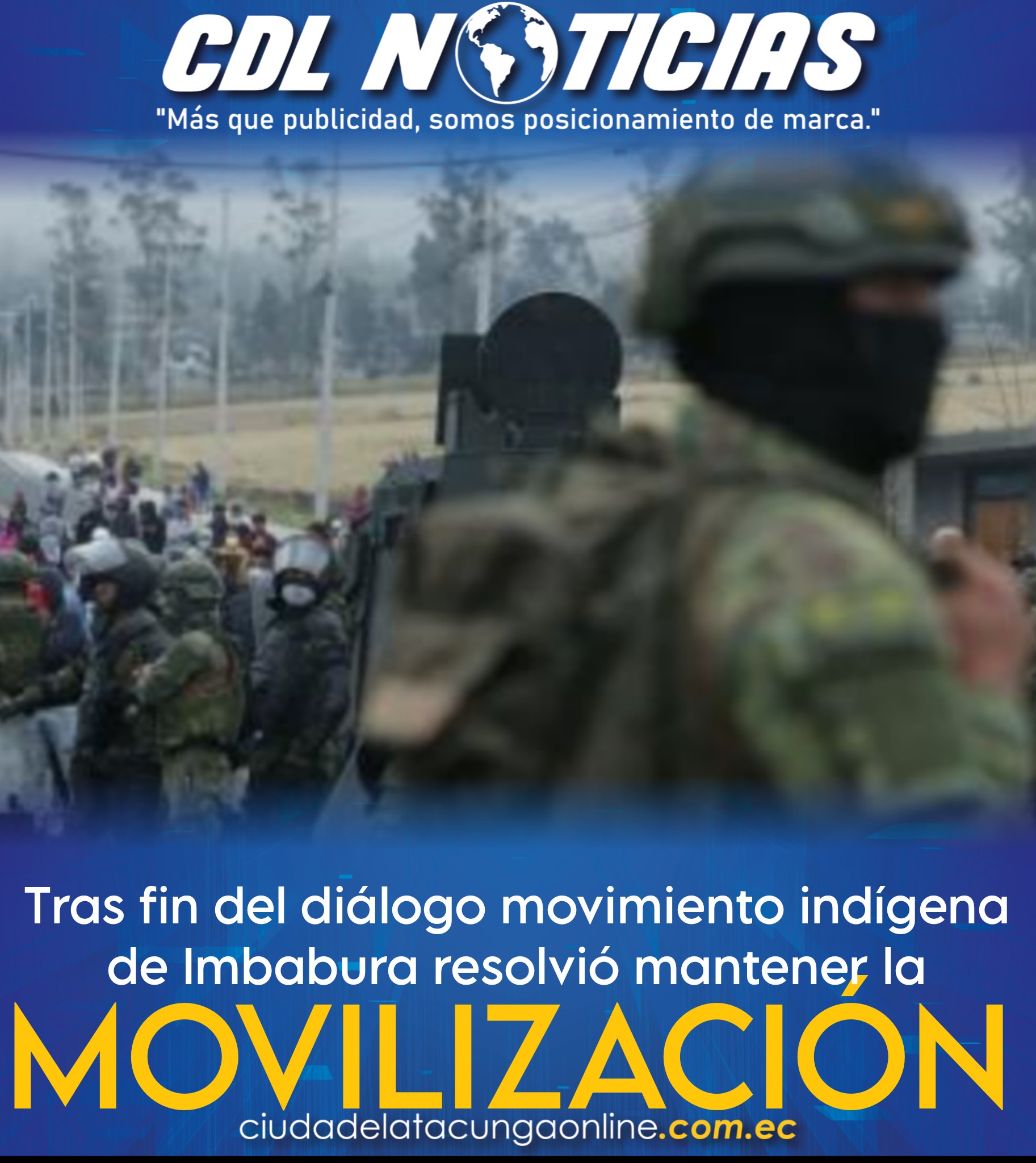 Tras fin del diálogo movimiento indígena de Imbabura resolvió mantener la movilización