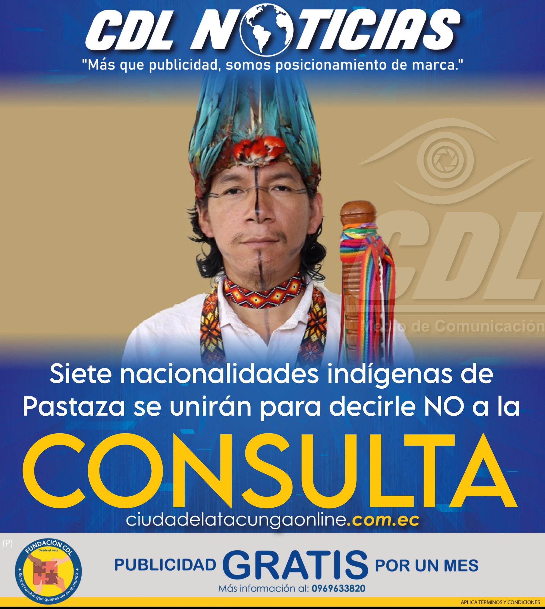 Siete nacionalidades indígenas de Pastaza se unirán para decirle NO a la consulta
