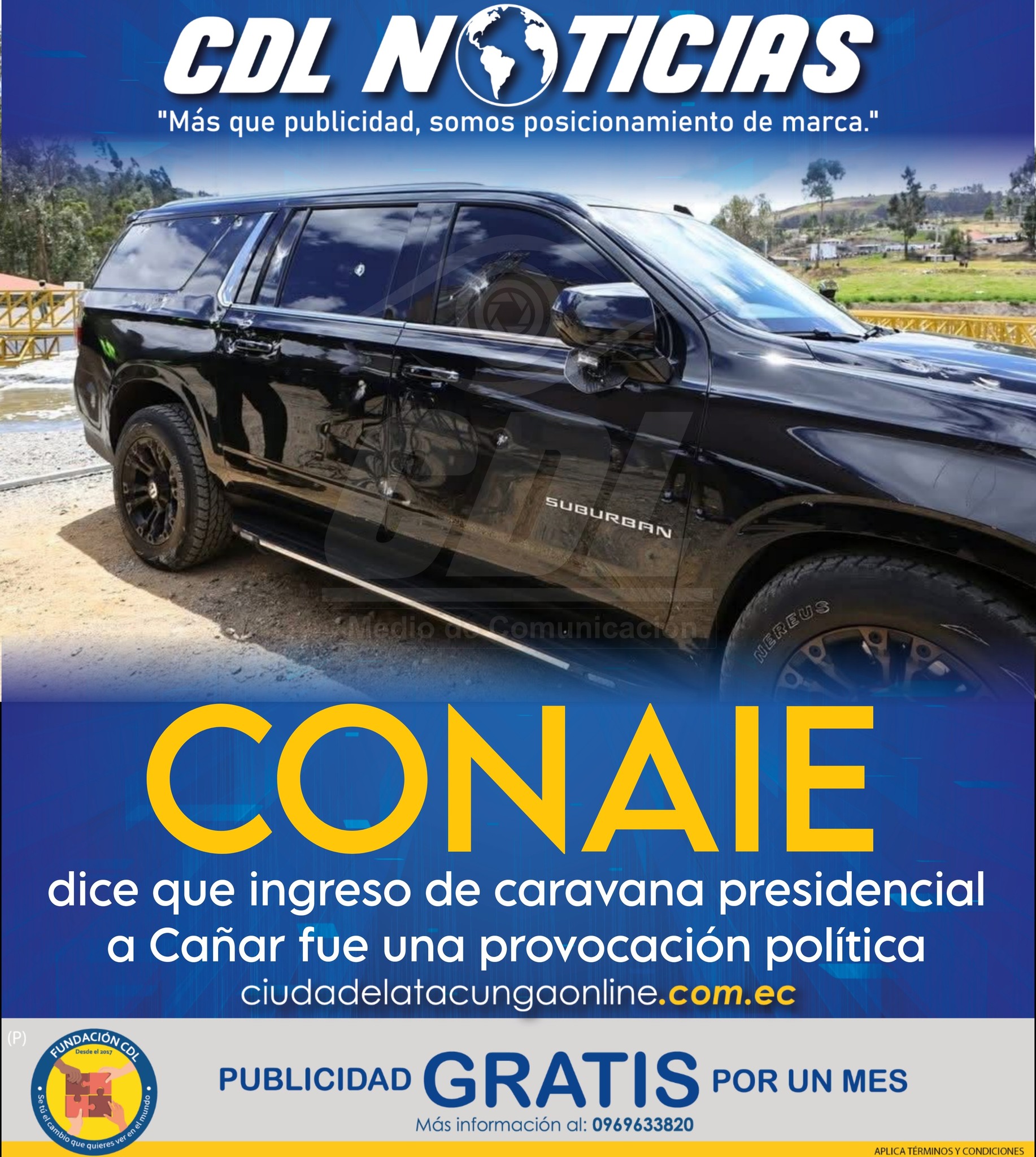 La Conaie dice que ingreso de caravana presidencial a Cañar fue una provocación política