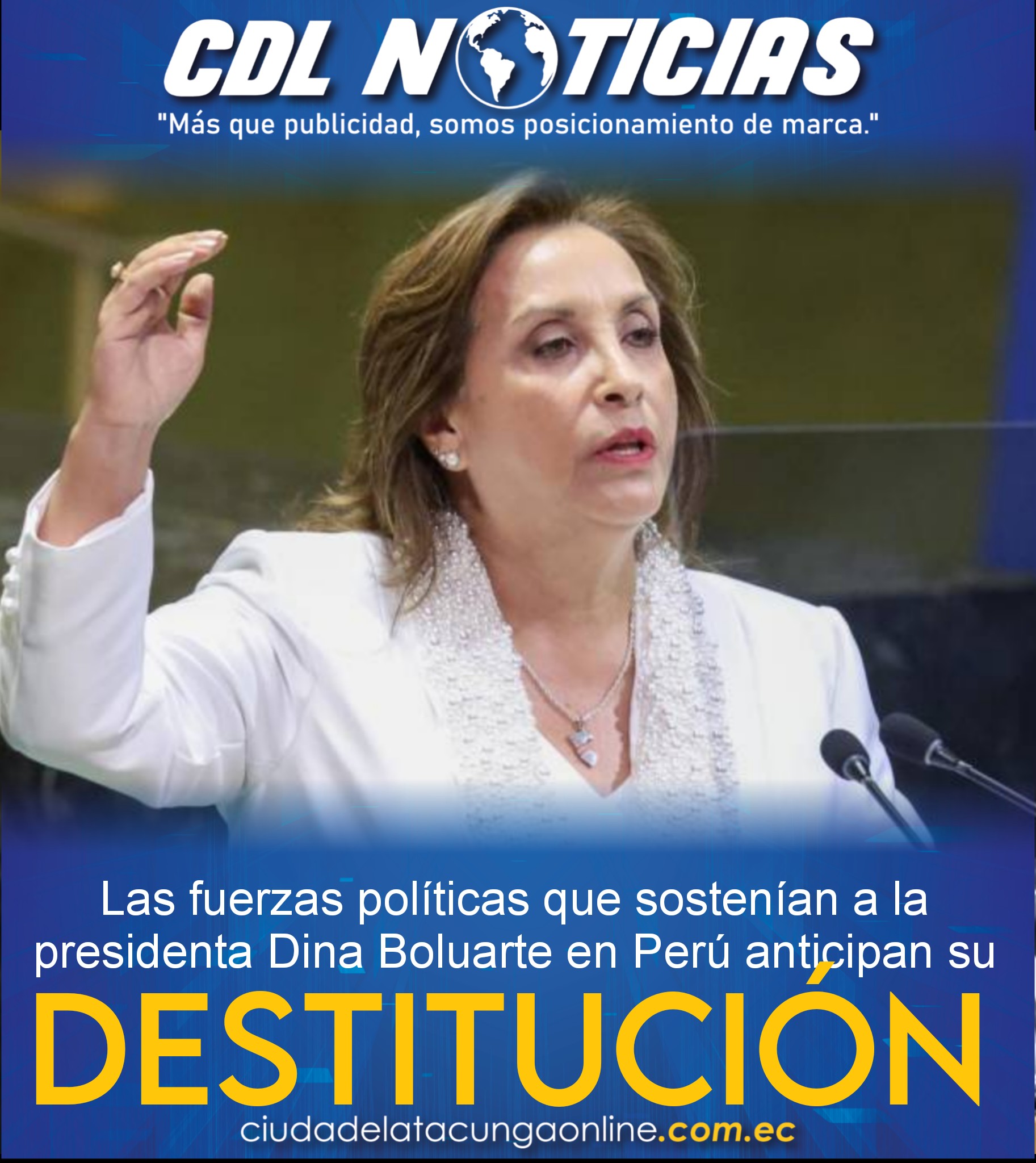 Las fuerzas políticas que sostenían a la presidenta Dina Boluarte en Perú anticipan su destitución