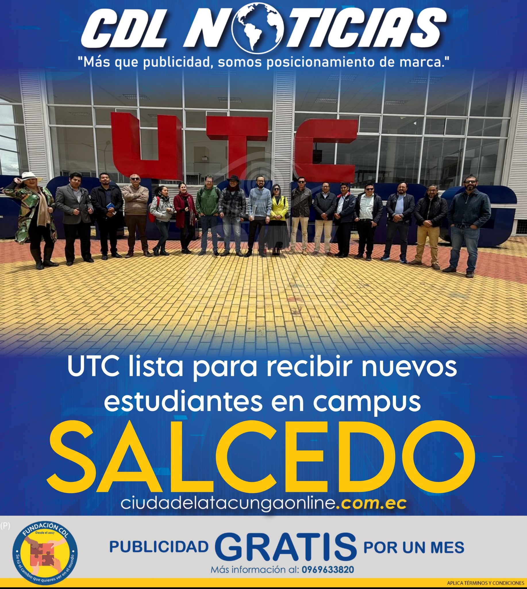UTC lista para recibir nuevos estudiantes en campus Salcedo