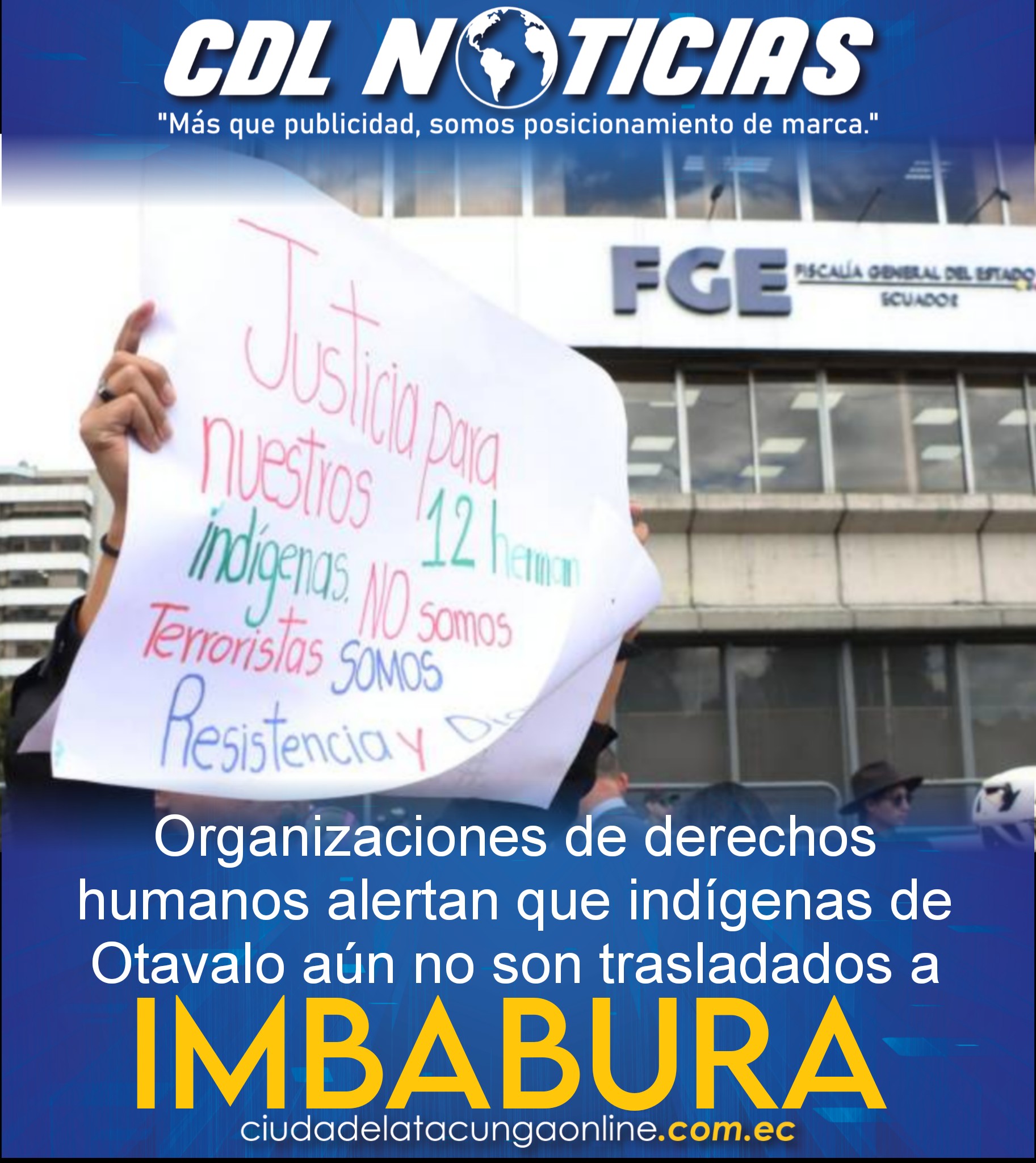 Organizaciones de derechos humanos alertan que indígenas de Otavalo aún no son trasladados a Imbabura