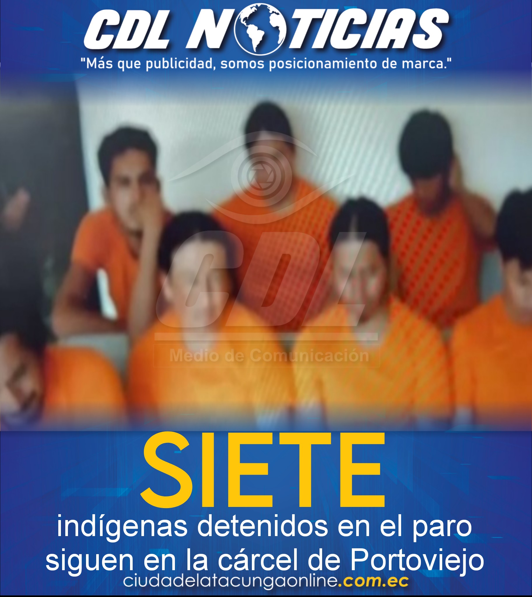 Paro nacional Ecuador | Siete indígenas siguen el la cárcel de Portoviejo
