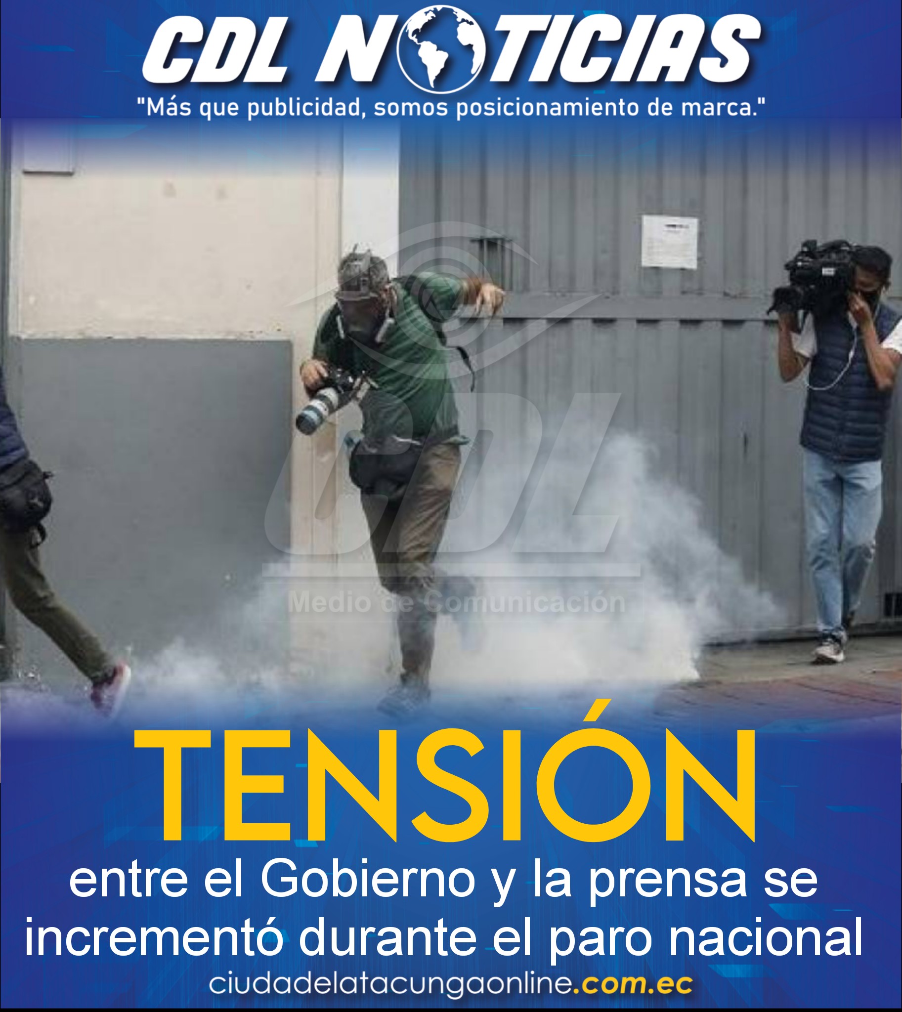 La tensión entre el Gobierno y la prensa se incrementó durante el paro nacional