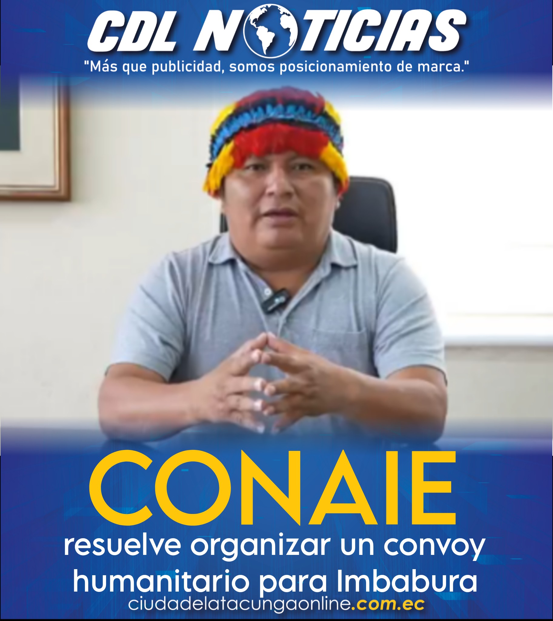 Consejo Ampliado de la Conaie resuelve organizar un convoy humanitario para Imbabura