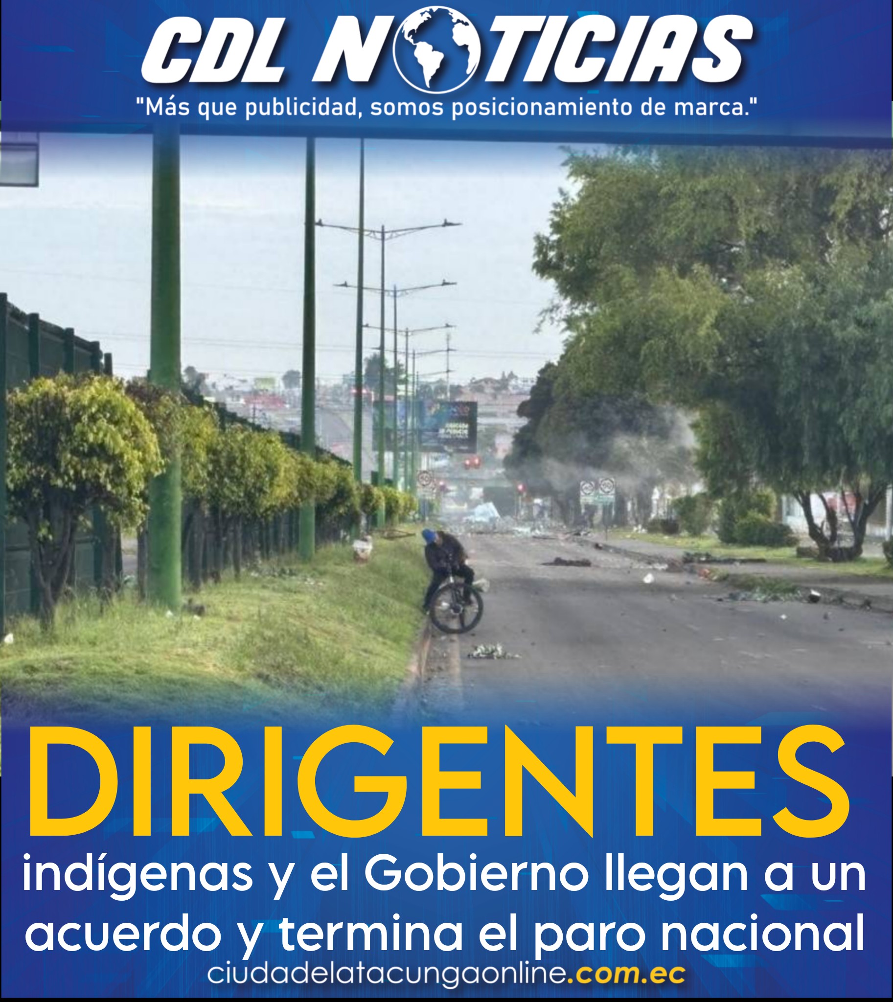 Dirigentes indígenas y el Gobierno llegan a un acuerdo y termina el paro nacional