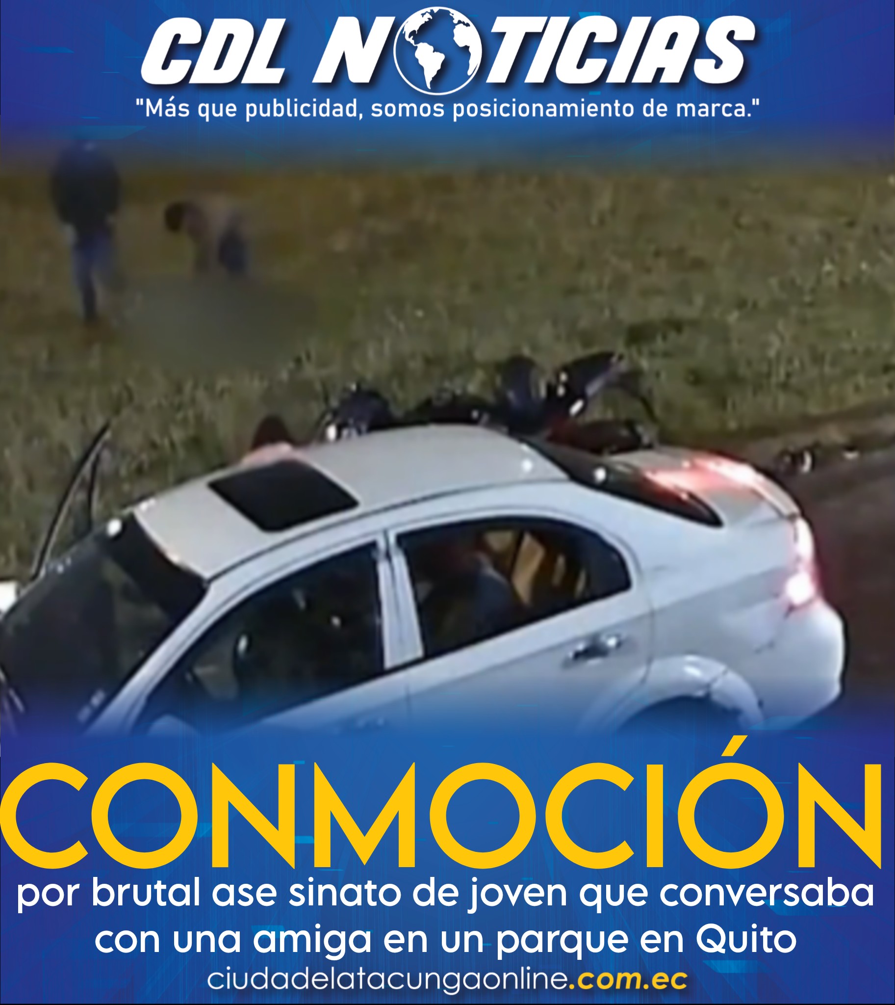 Conmoción por brutal ase sinato de joven que conversaba con una amiga en un parque en Quito