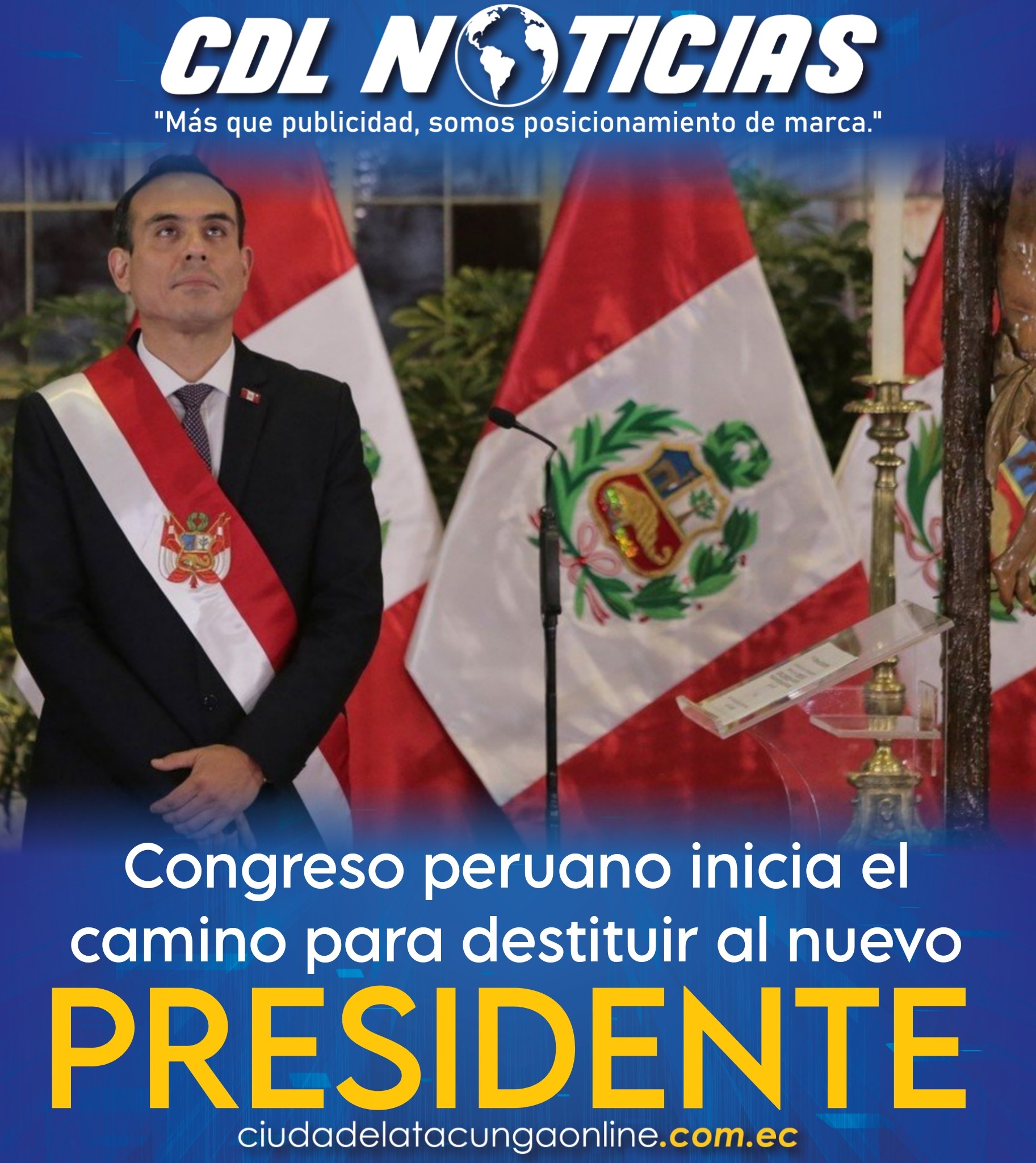 Congreso peruano inicia el camino para destituir al nuevo presidente