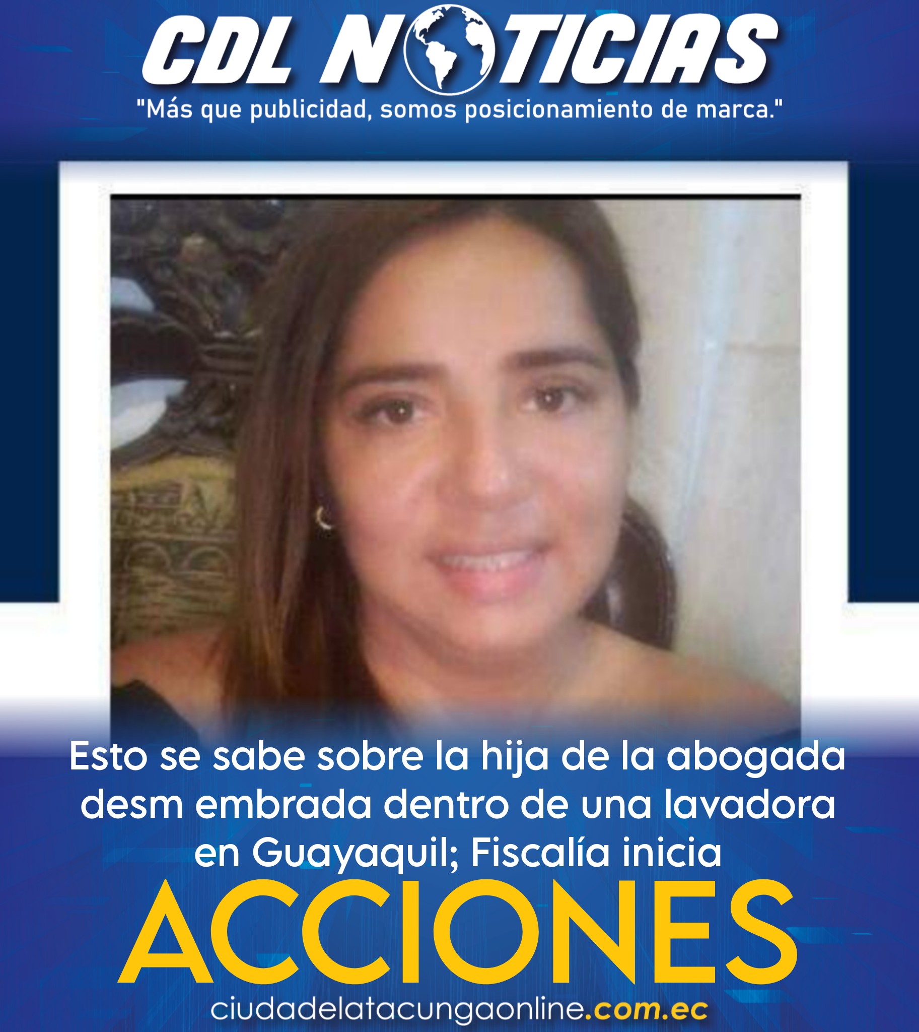 Esto se sabe sobre la hija de la abogada desm embrada dentro de una lavadora en Guayaquil; Fiscalía inicia acciones