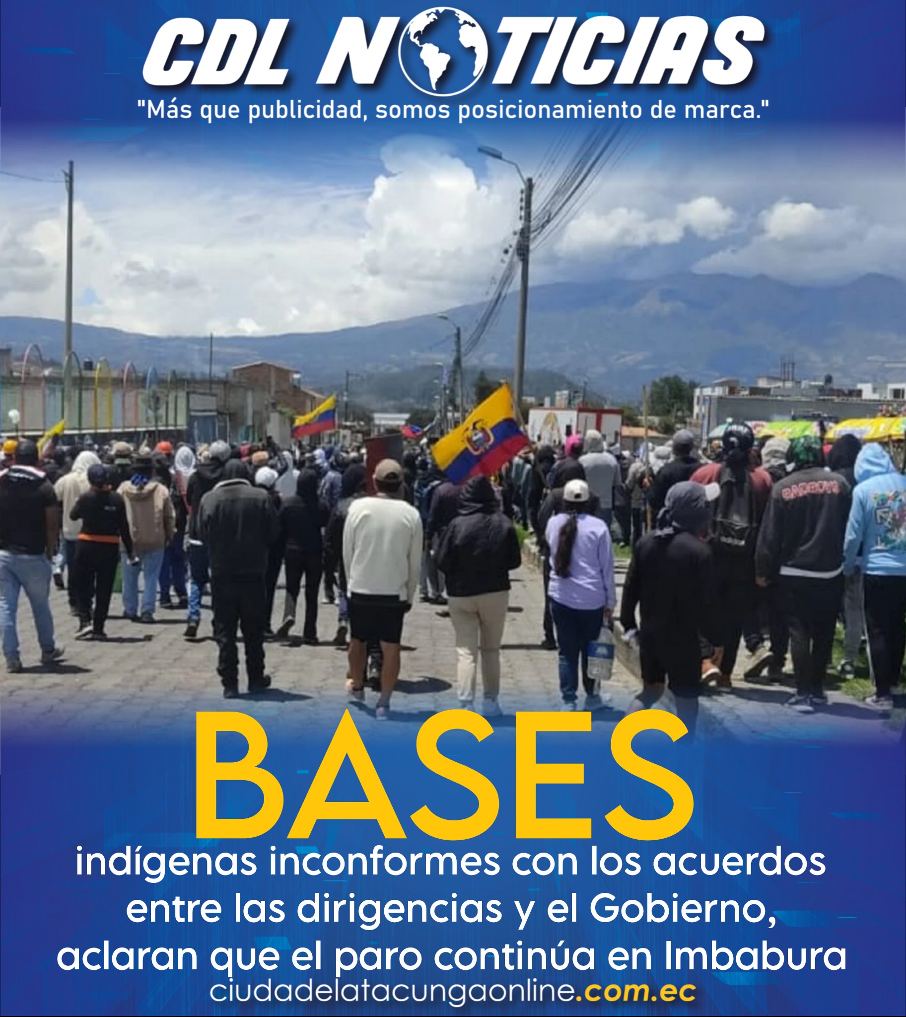 Bases indígenas inconformes con los acuerdos entre las dirigencias y el Gobierno, aclaran que el paro continúa en Imbabura