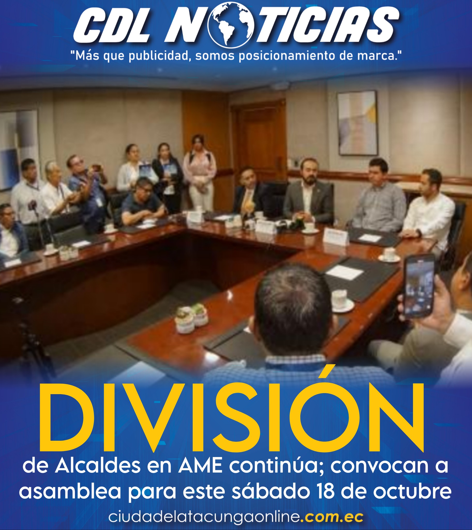 La división de Alcaldes en AME continúa; convocan a asamblea para este sábado 18 de octubre