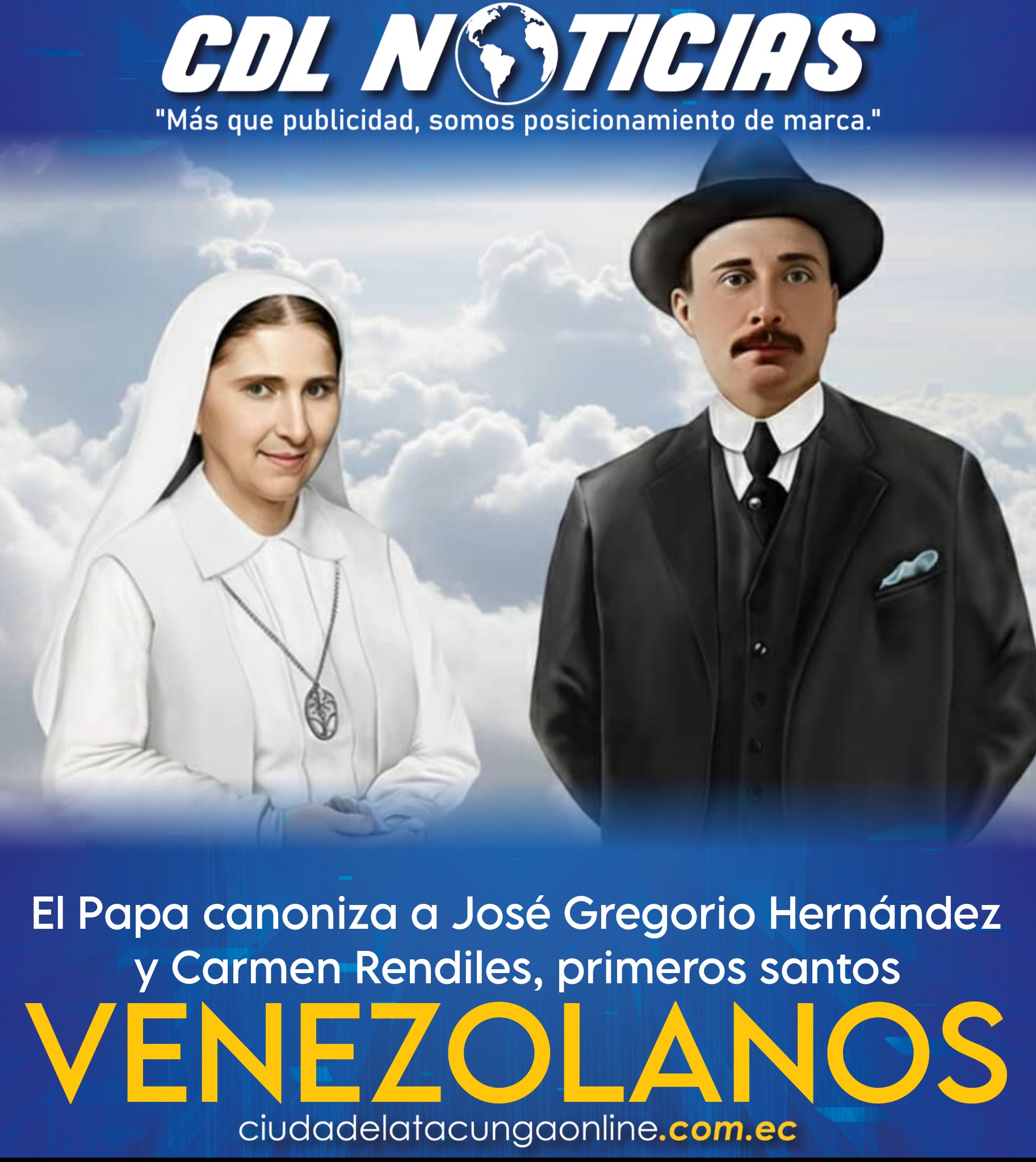 El Papa canoniza a José Gregorio Hernández y Carmen Rendiles, primeros santos venezolanos