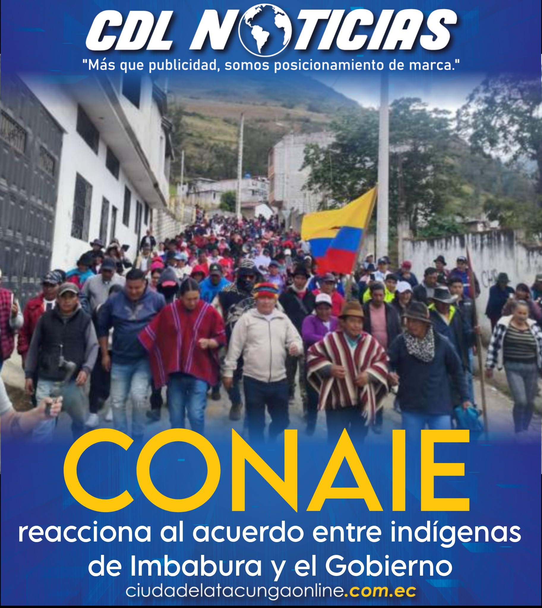 Conaie reacciona al acuerdo entre indígenas de Imbabura y el Gobierno