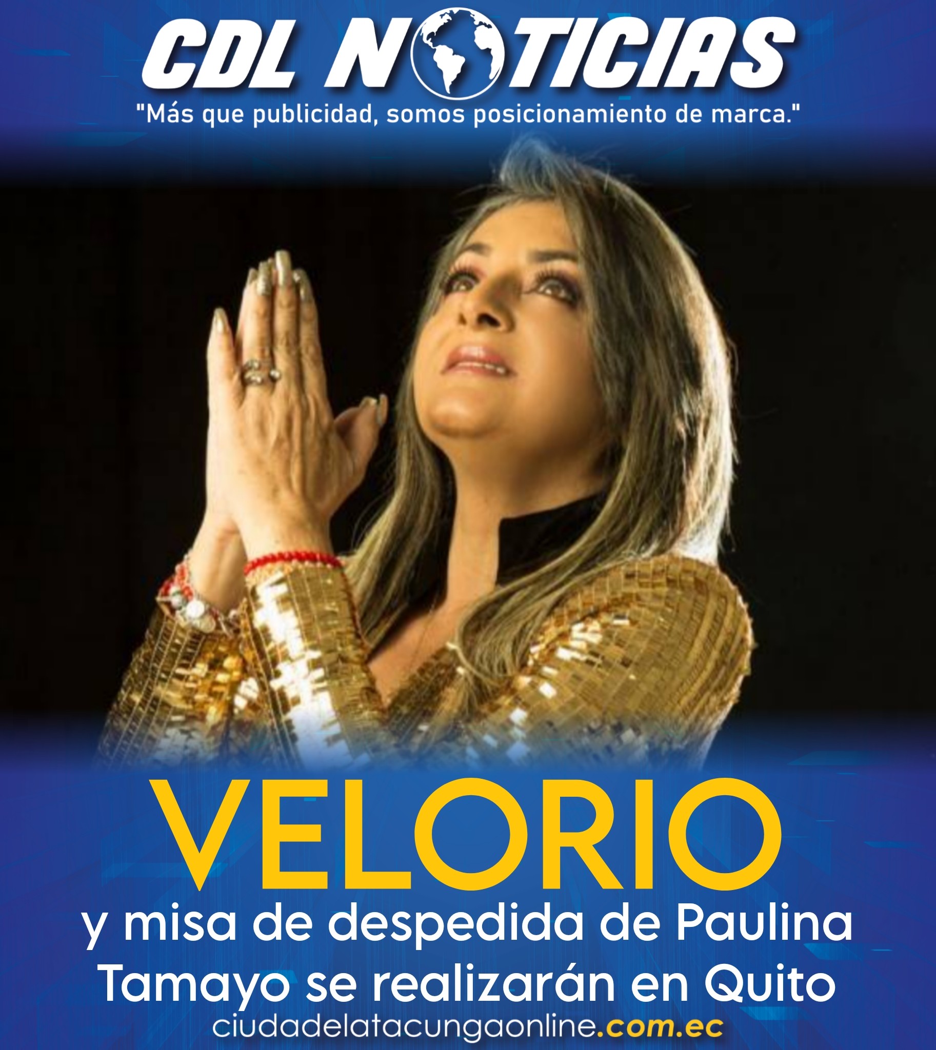 Velorio y misa de despedida de Paulina Tamayo se realizarán en Quito