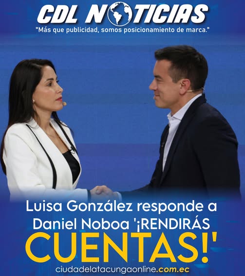 Luisa González responde a Daniel Noboa ‘¡RENDIRÁS CUENTAS!’