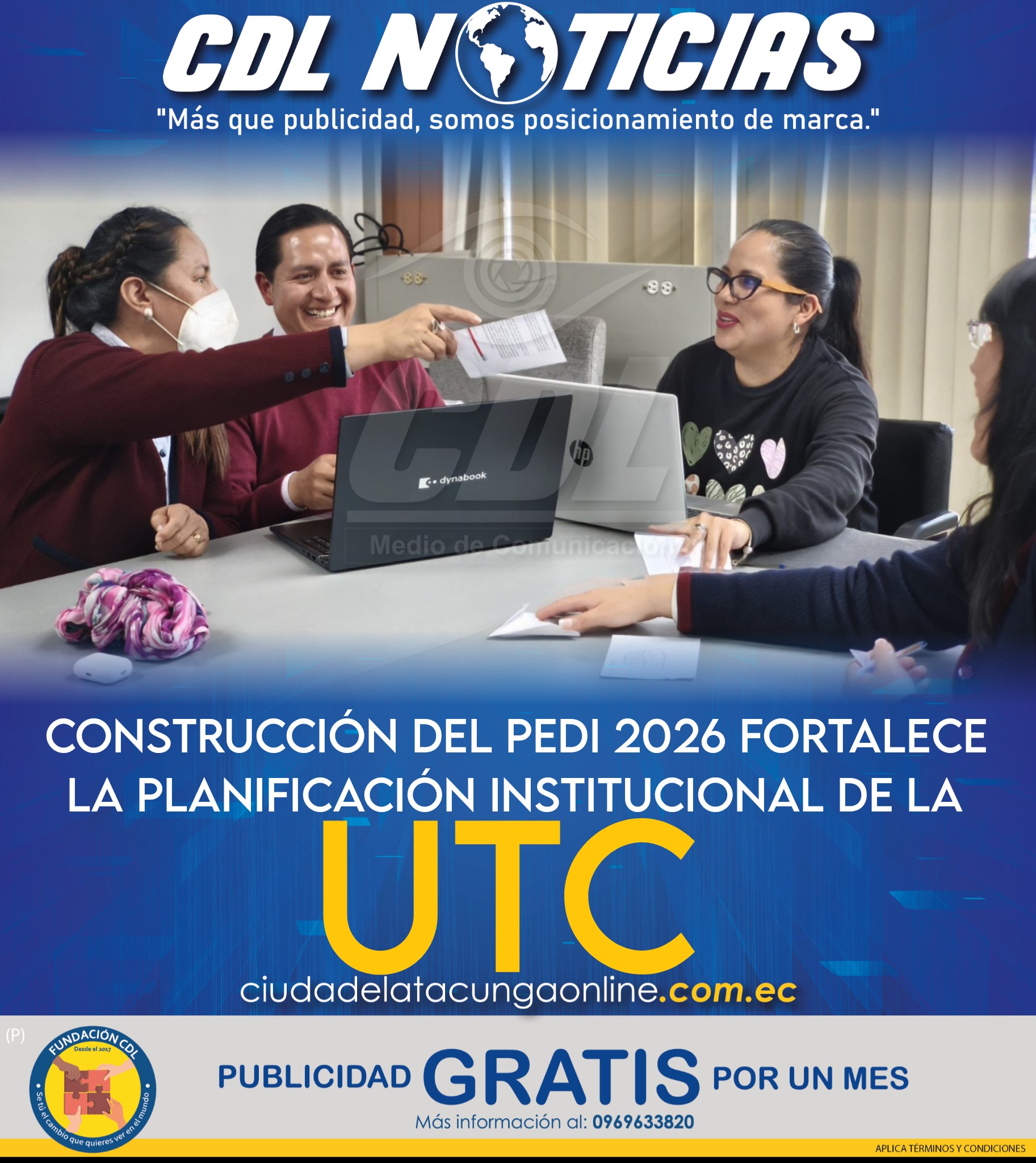 CONSTRUCCIÓN DEL PEDI 2026 FORTALECE LA PLANIFICACIÓN INSTITUCIONAL DE LA UTC
