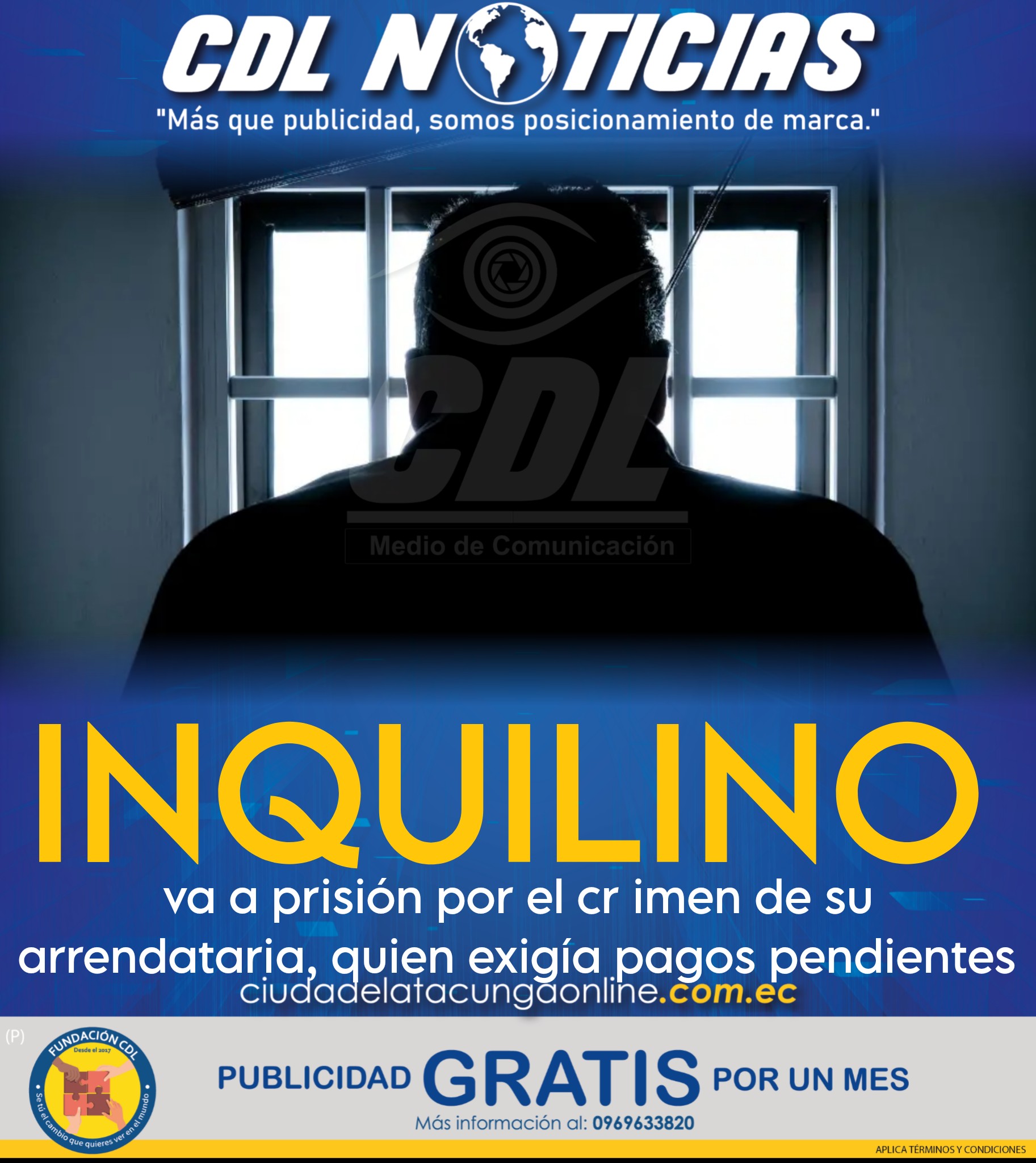 Inquilino va a prisión por el cr imen de su arrendataria, quien exigía pagos pendientes