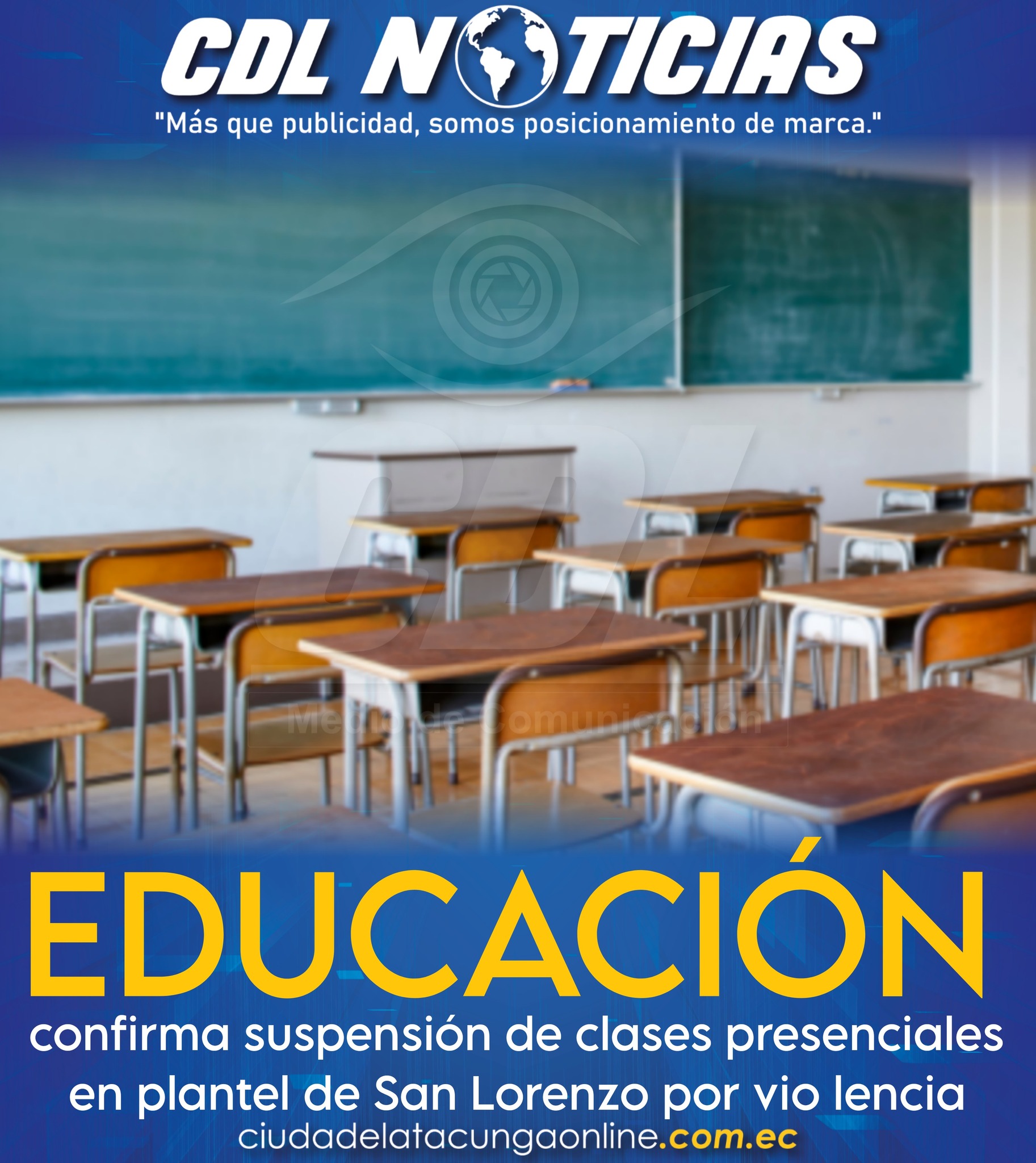 Educación confirma suspensión de clases presenciales en plantel de San Lorenzo por vio lencia