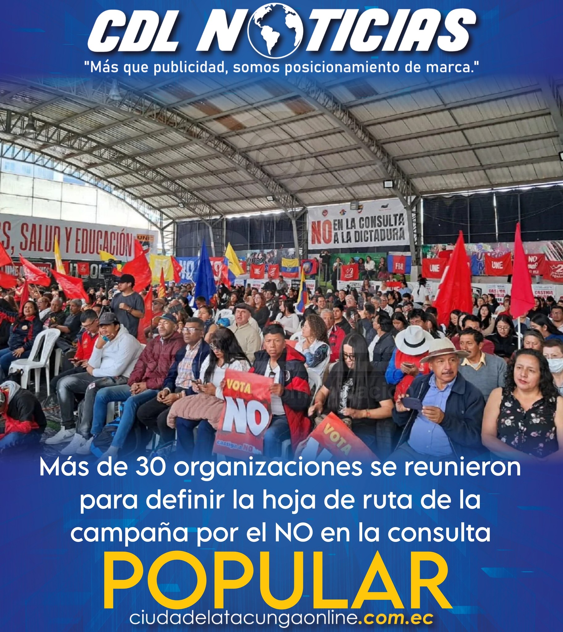 Más de 30 organizaciones se reunieron para definir la hoja de ruta de la campaña por el NO en la consulta popular