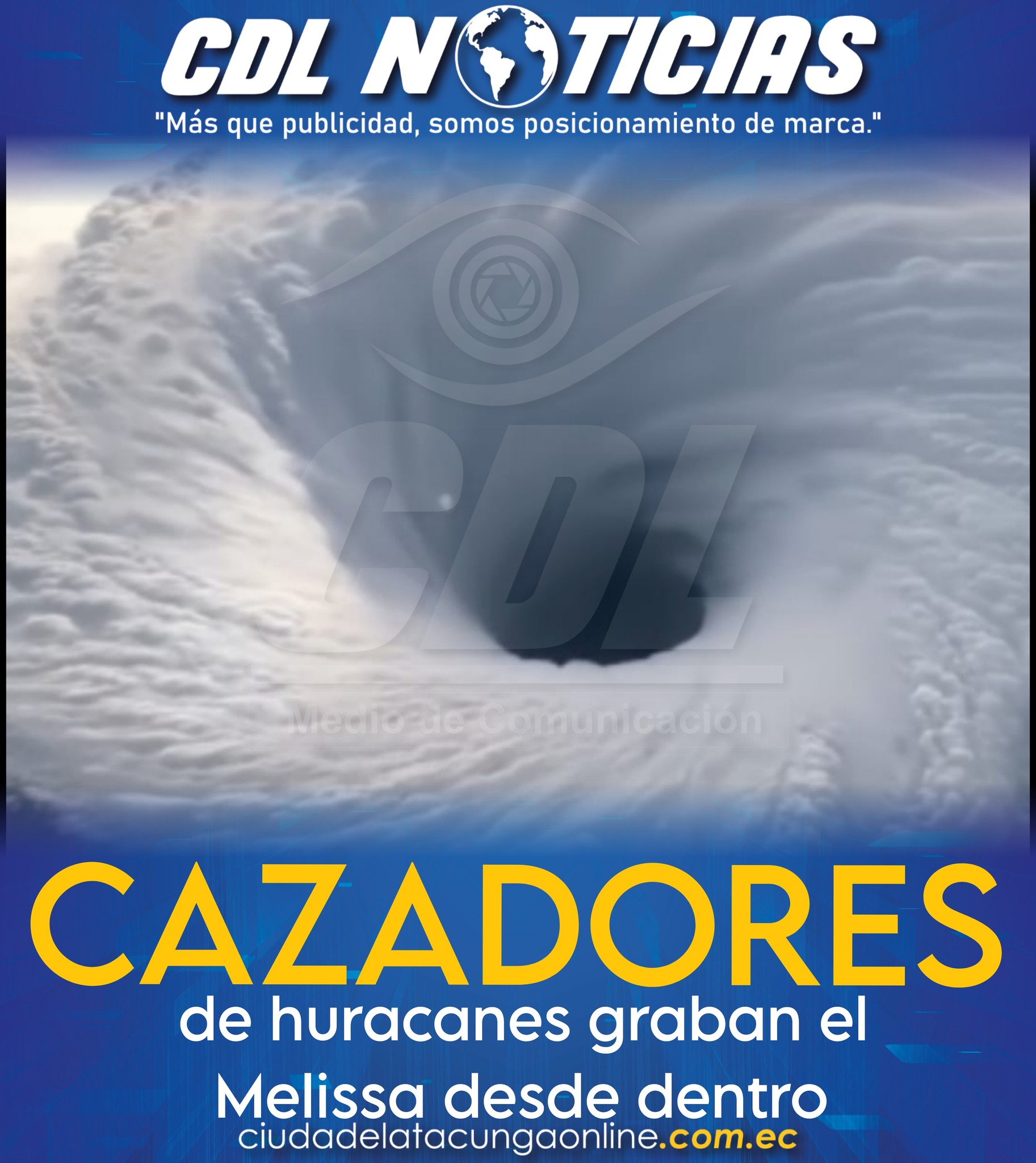 Cazadores de huracanes graban el Melissa desde dentro