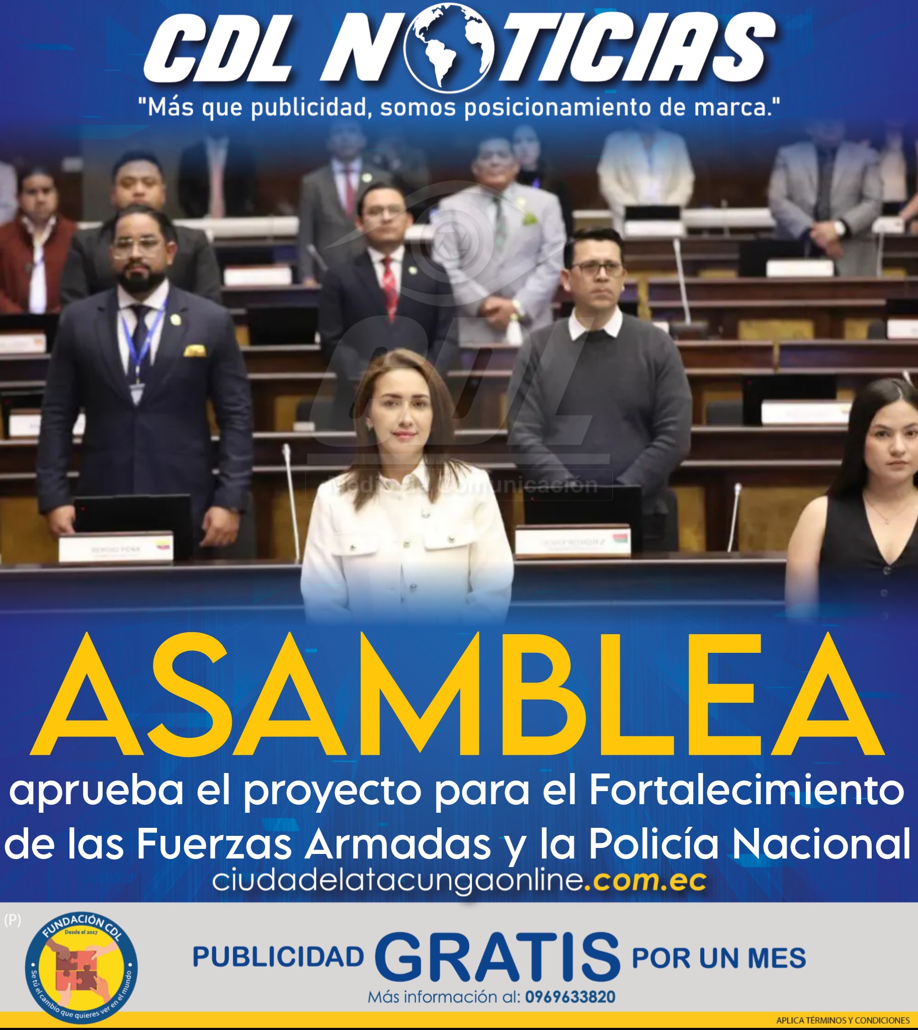 La Asamblea aprueba el proyecto para el Fortalecimiento de las Fuerzas Armadas y la Policía Nacional