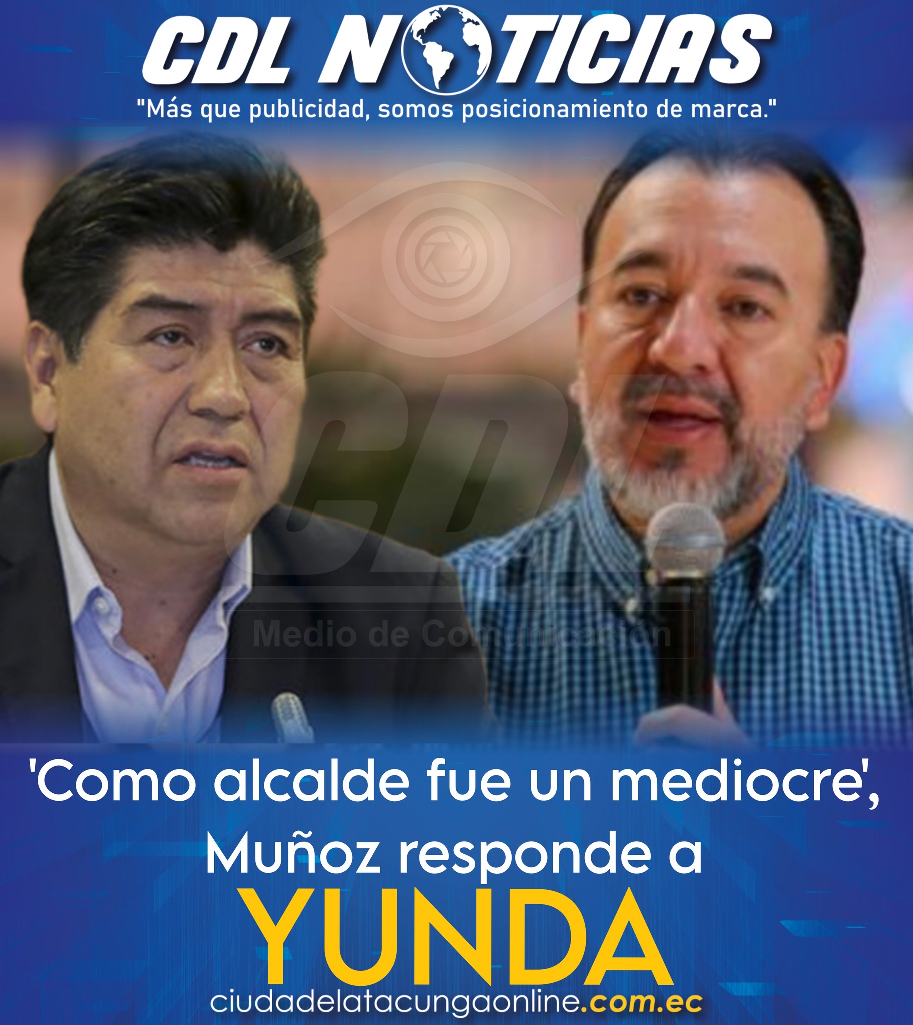 ‘Como alcalde fue un mediocre’, Muñoz responde a Yunda en cruce de acusaciones en Quito