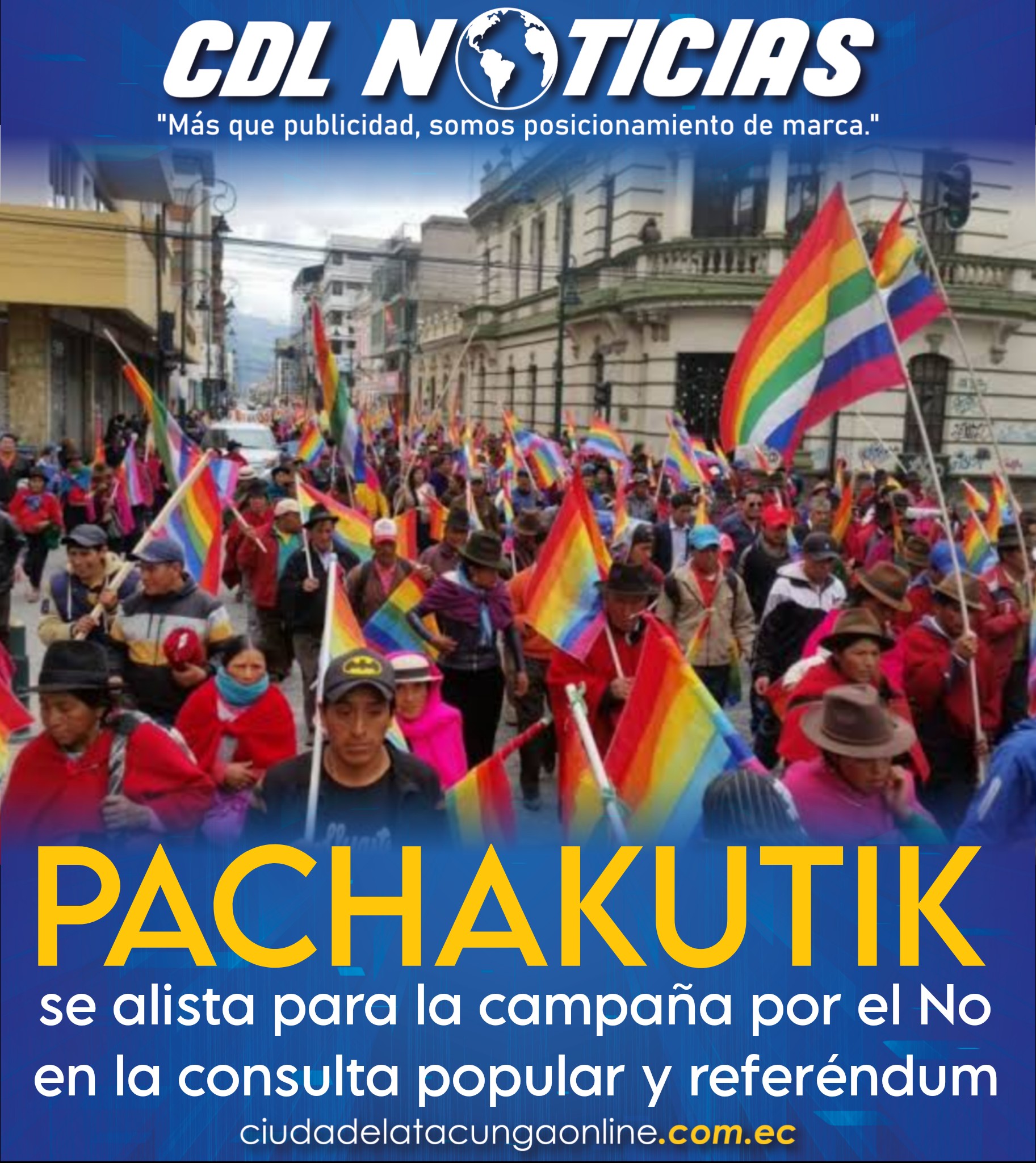 Pachakutik se alista para la campaña por el No en la consulta popular y referéndum