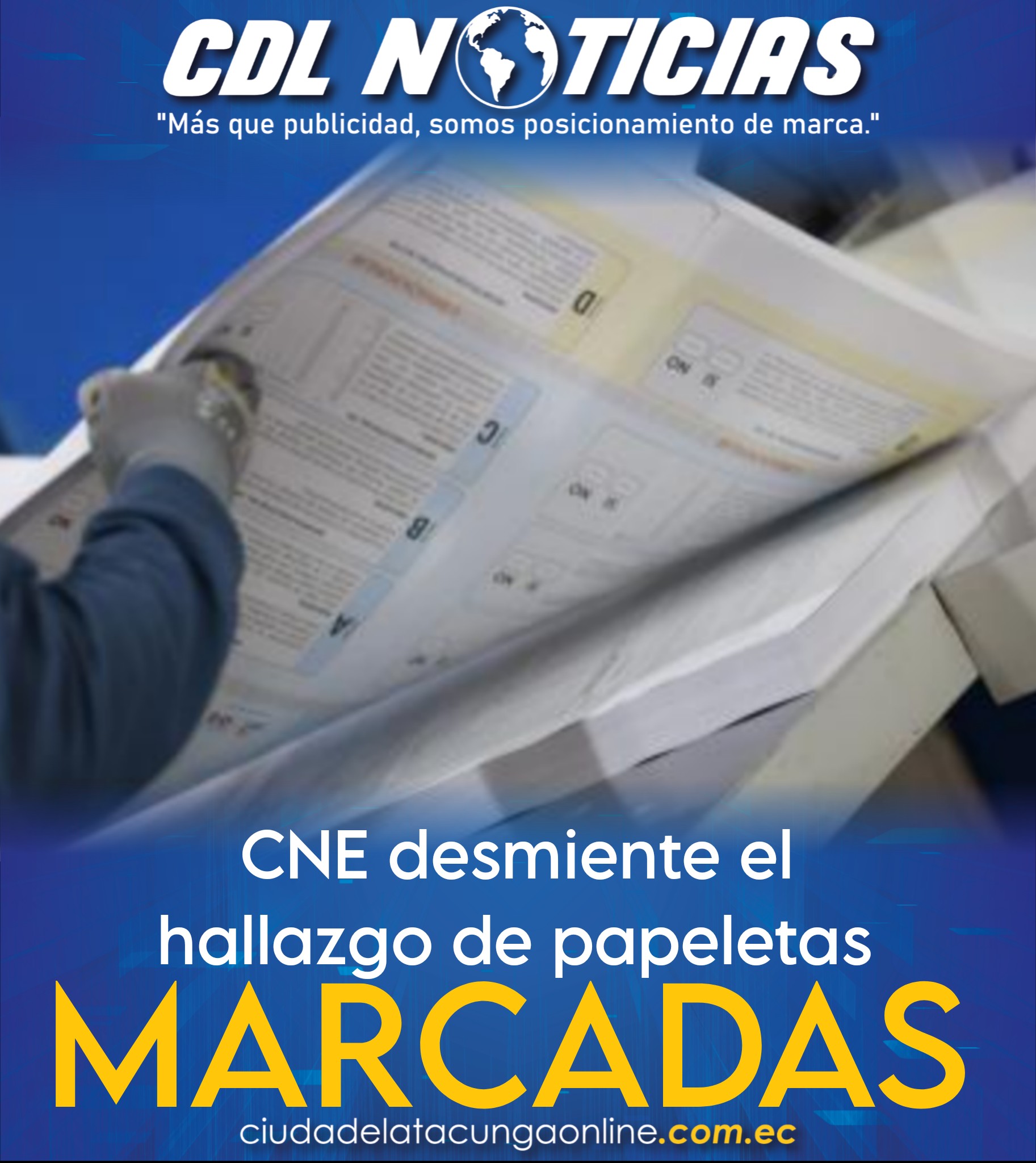 CNE desmiente el hallazgo de papeletas marcadas