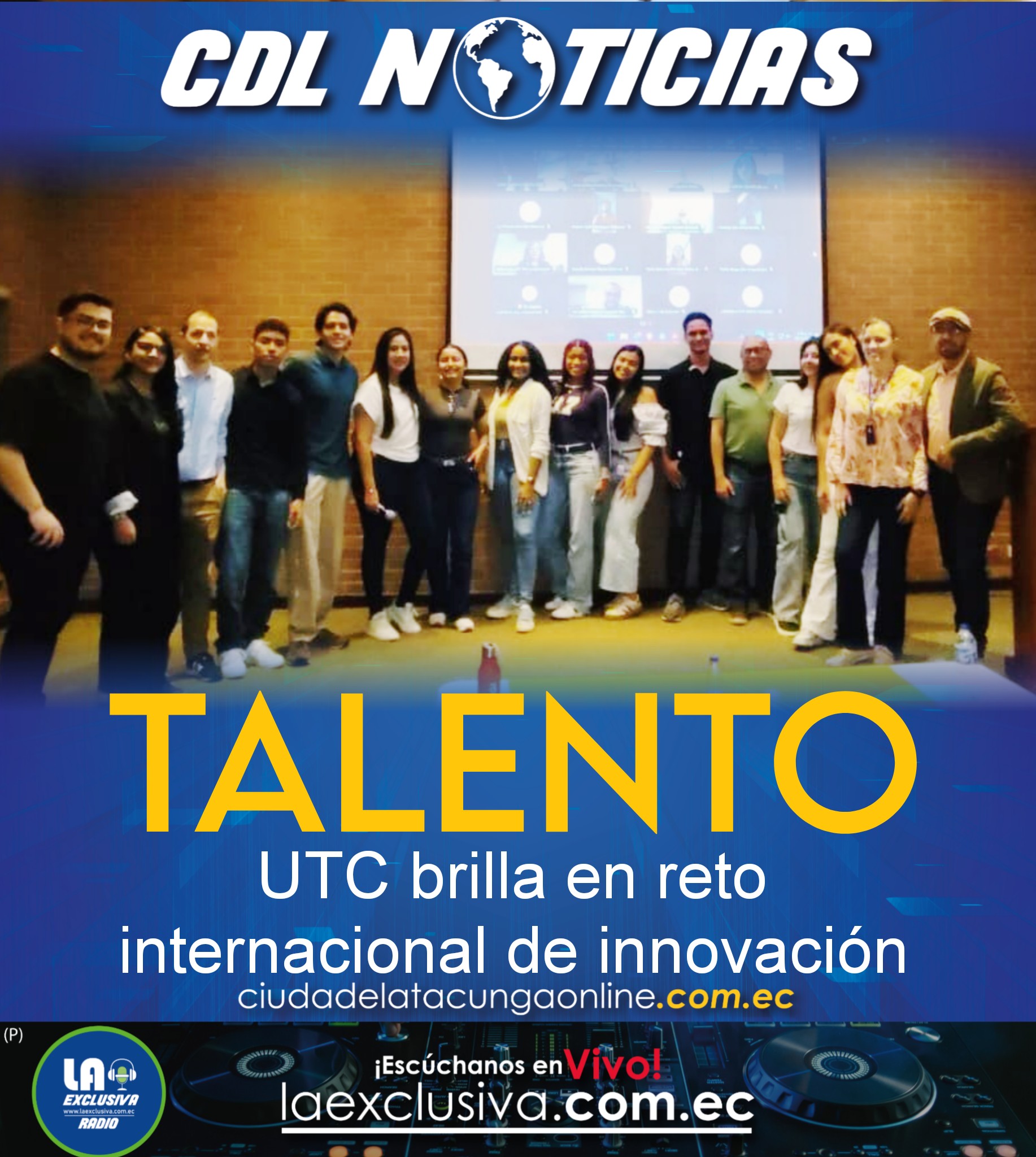 Talento UTC brilla en reto internacional de innovación