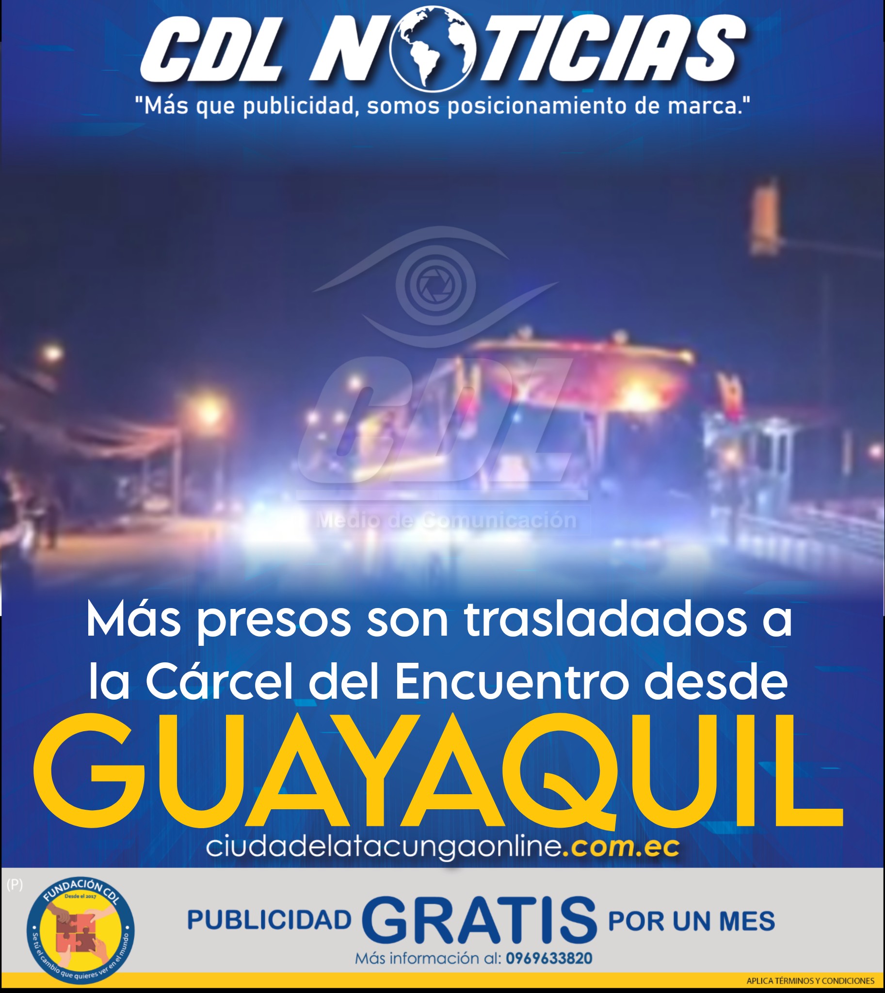 Más presos son trasladados a la Cárcel del Encuentro desde Guayaquil