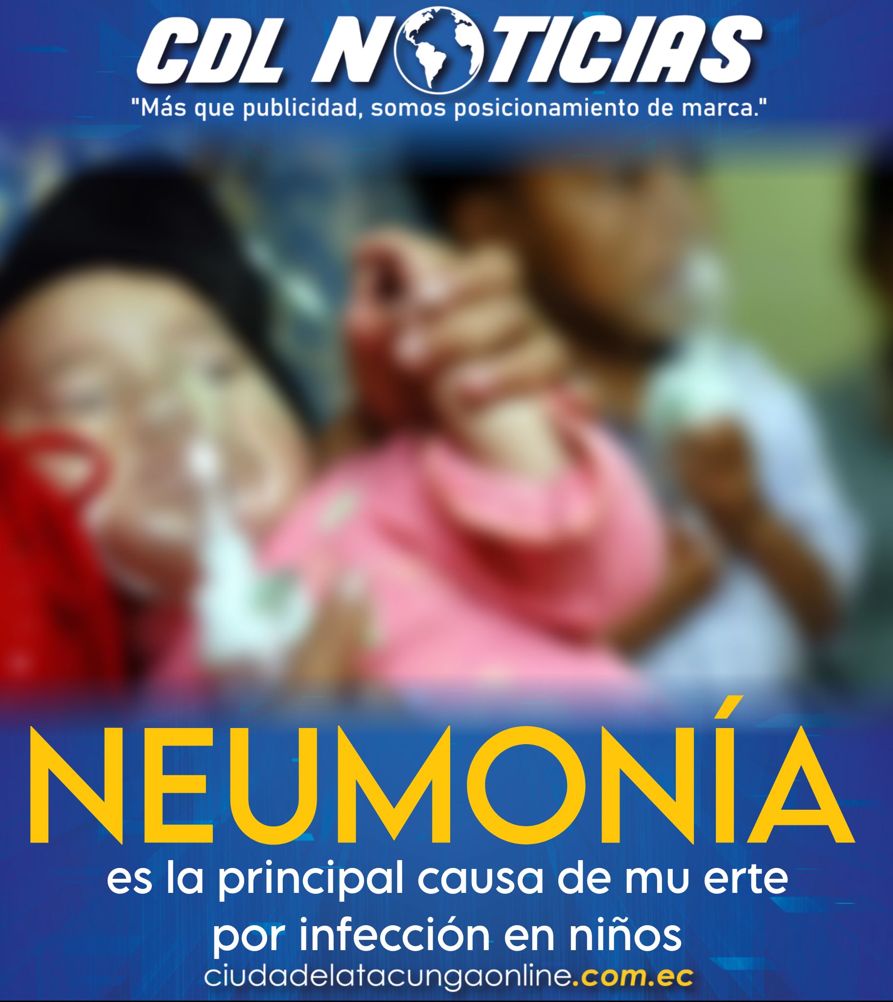 La neumonía es la principal causa de mu erte por infección en niños