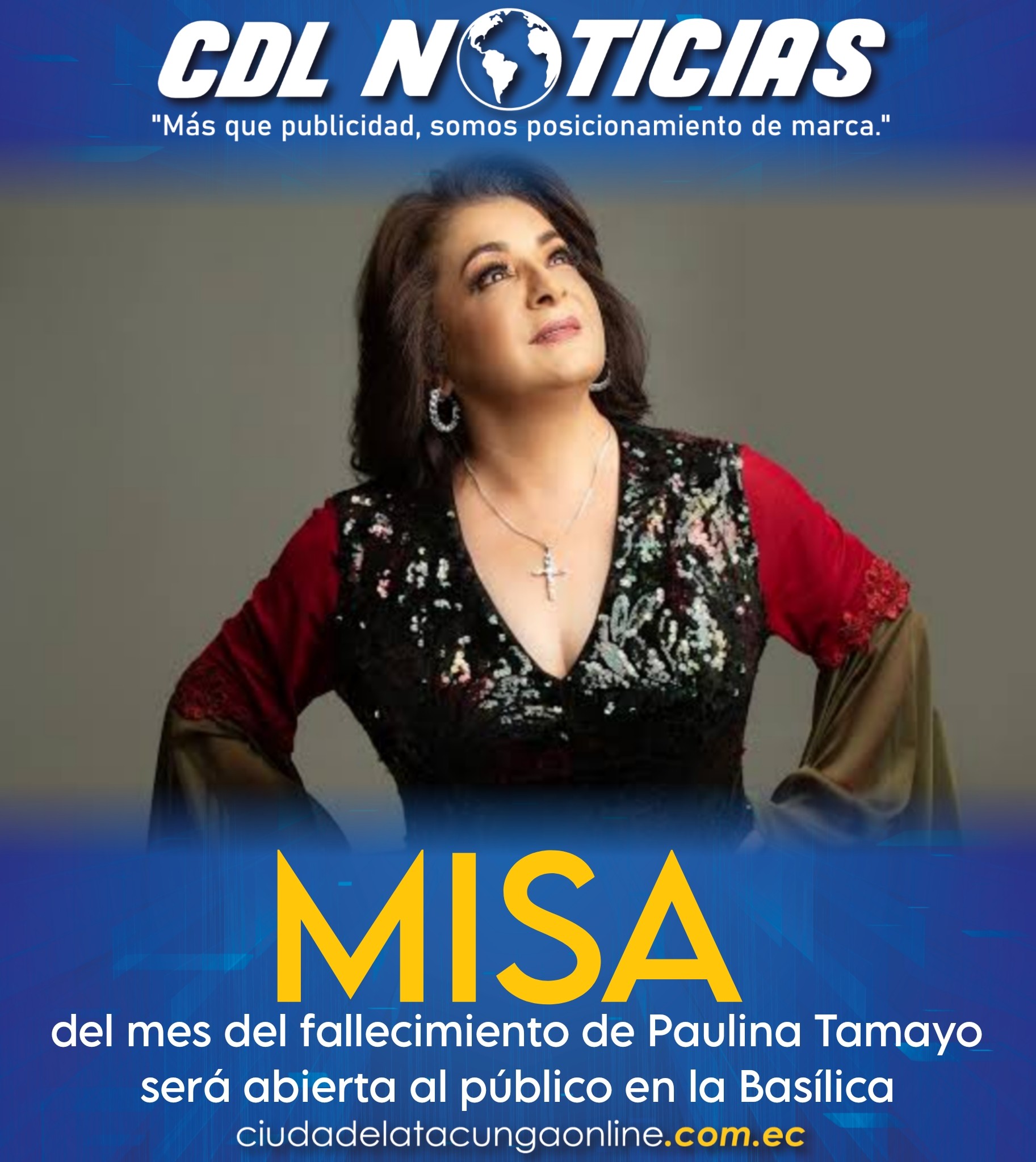 Misa del mes del fallecimiento de Paulina Tamayo será abierta al público en la Basílica