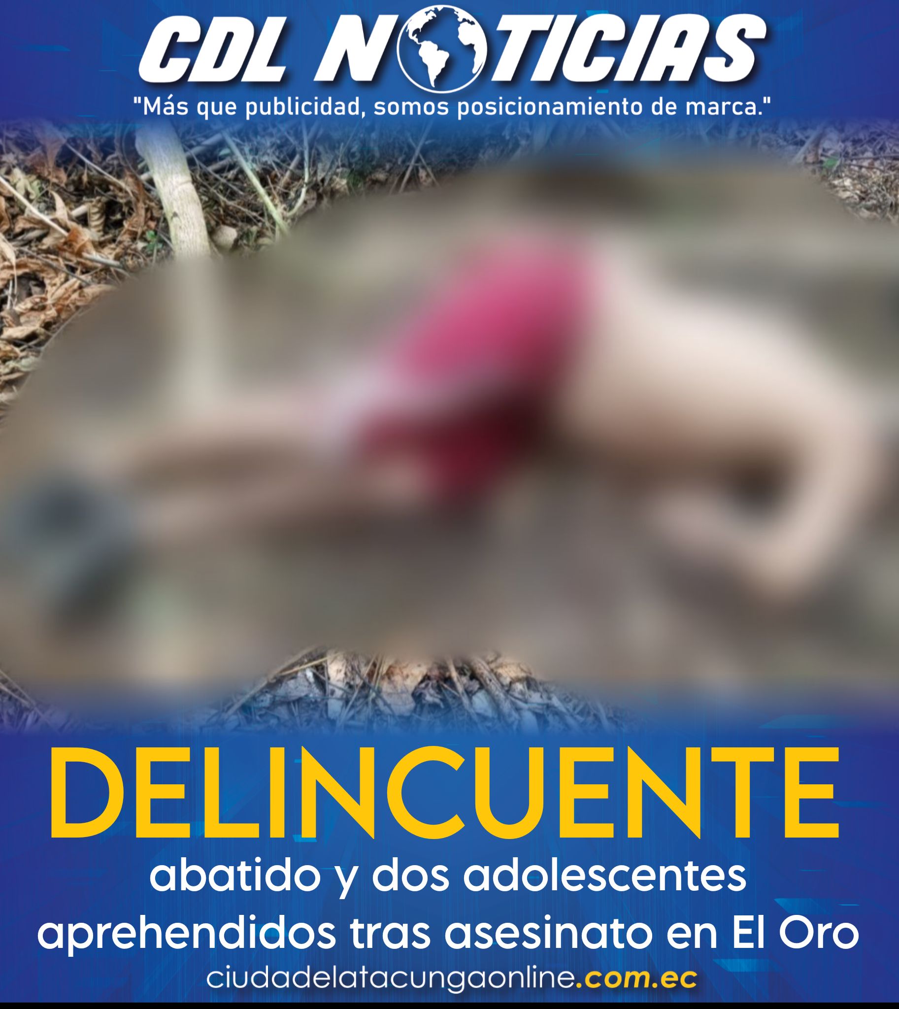 Delincuente abatido y dos adolescentes aprehendidos tras asesinato en El Oro