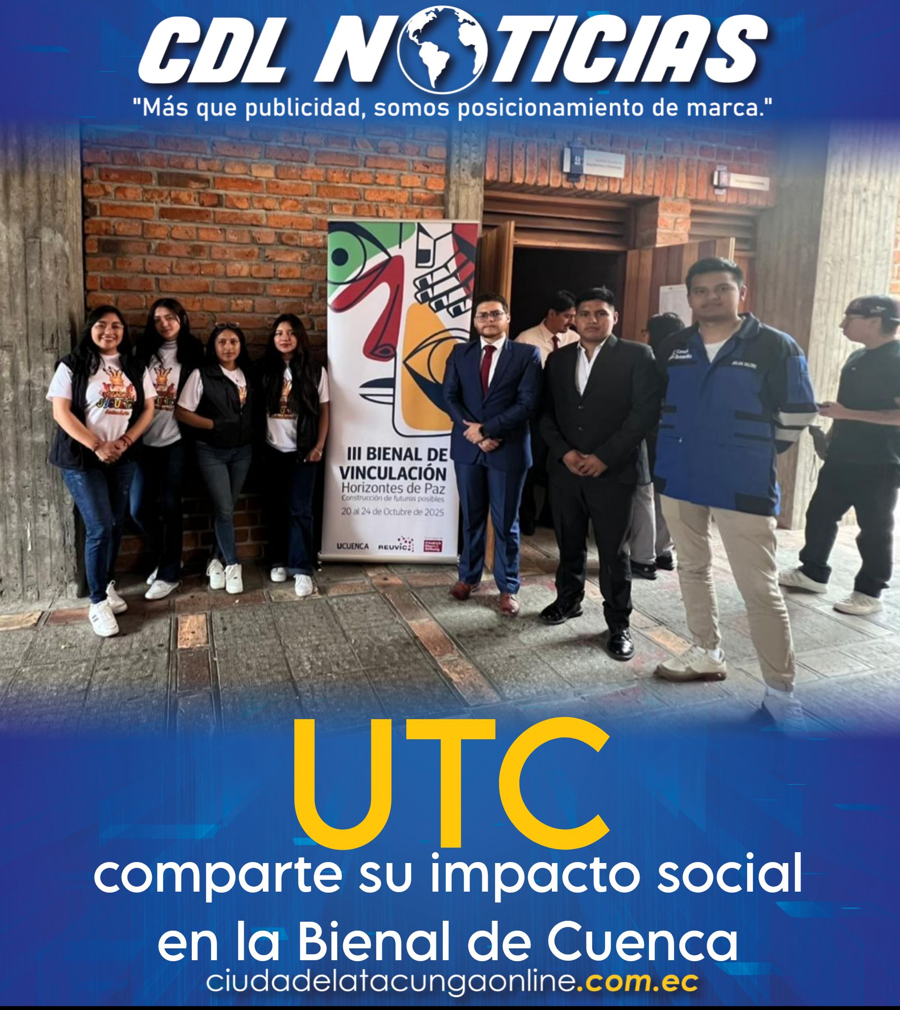 UTC comparte su impacto social en la Bienal de Cuenca