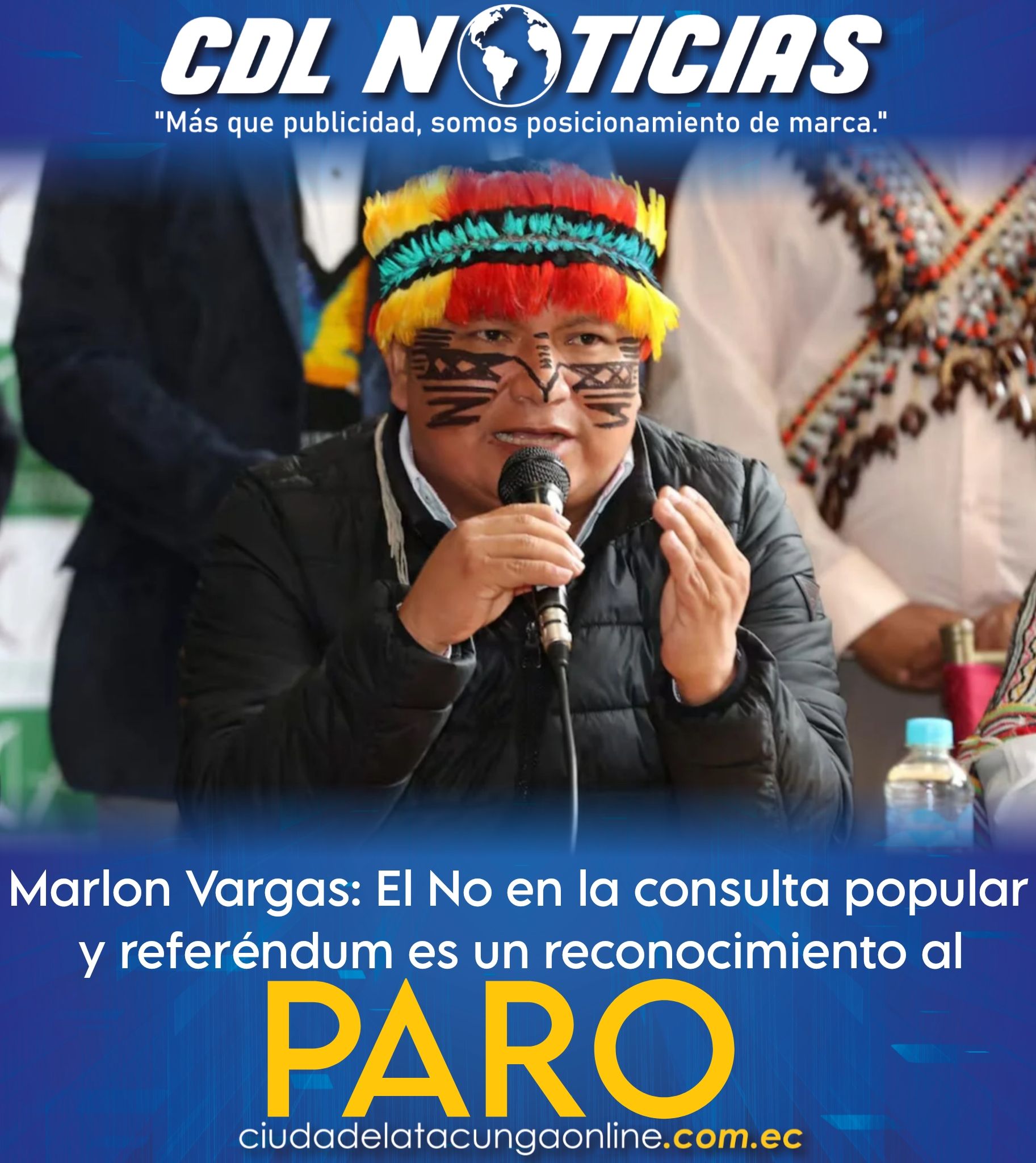Marlon Vargas: El No en la consulta popular y referéndum es un reconocimiento al paro