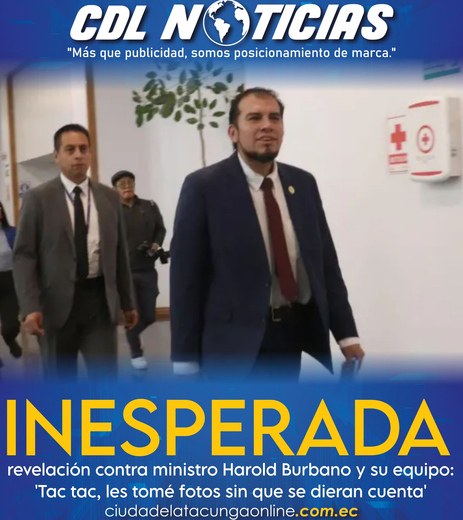 Inesperada revelación contra ministro Harold Burbano y su equipo: ‘Tac tac, les tomé fotos sin que se dieran cuenta’