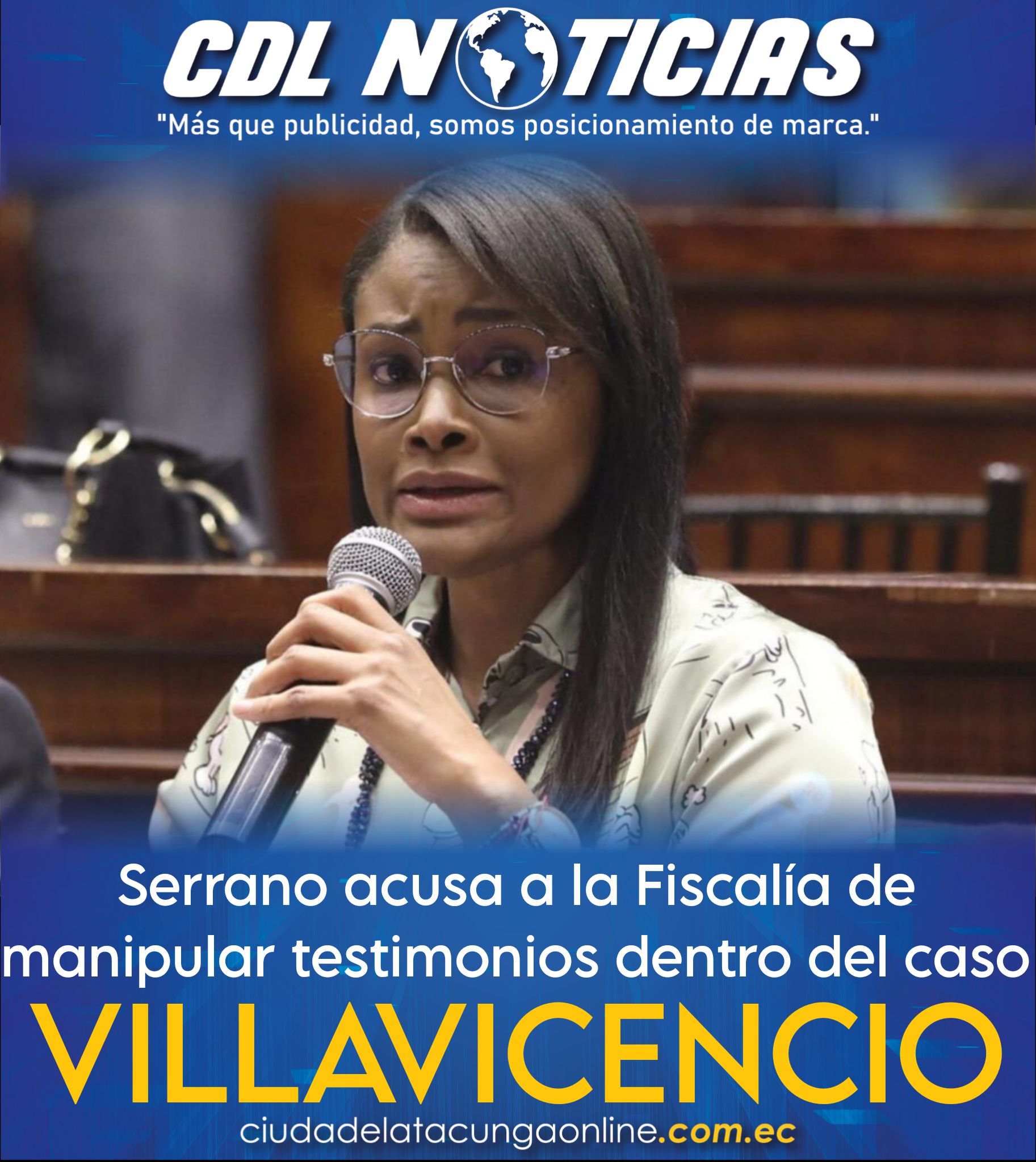 Serrano acusa a la Fiscalía de manipular testimonios dentro del caso Villavicencio