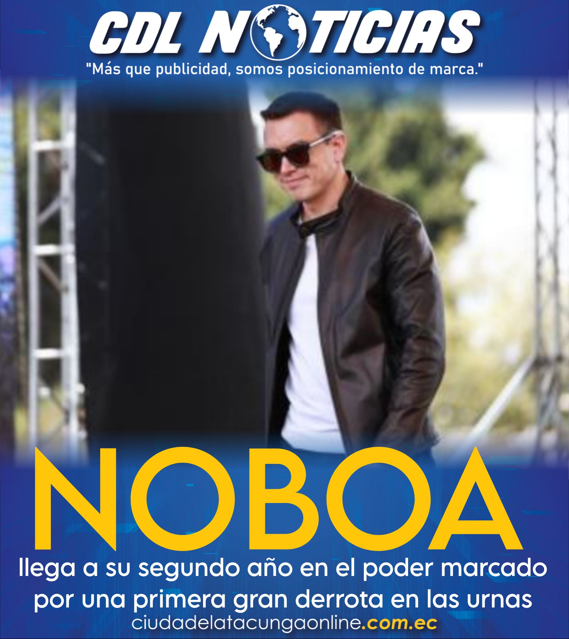 Daniel Noboa llega a su segundo año en el poder marcado por una primera gran derrota en las urnas