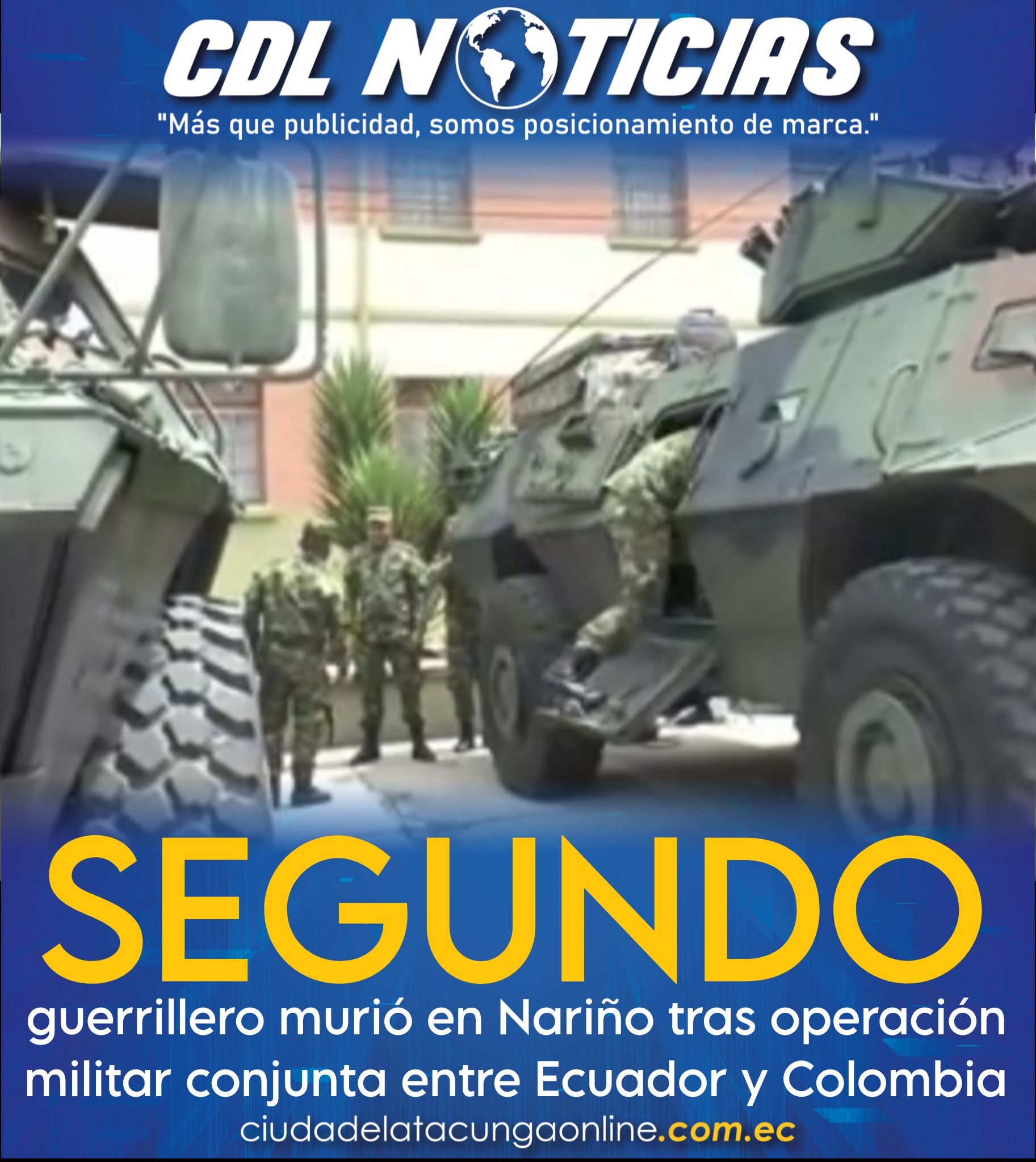 Un segundo guerrillero murió en Nariño tras operación militar conjunta entre Ecuador y Colombia