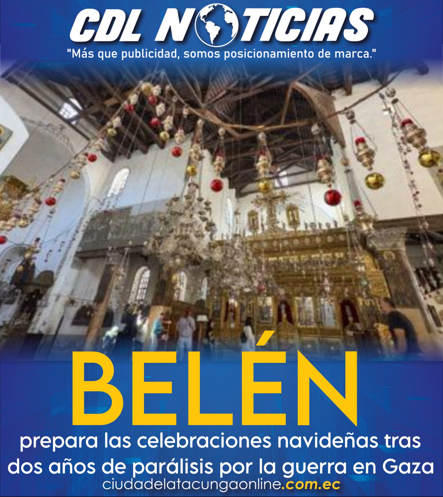 Belén prepara las celebraciones navideñas tras dos años de parálisis por la guerra en Gaza