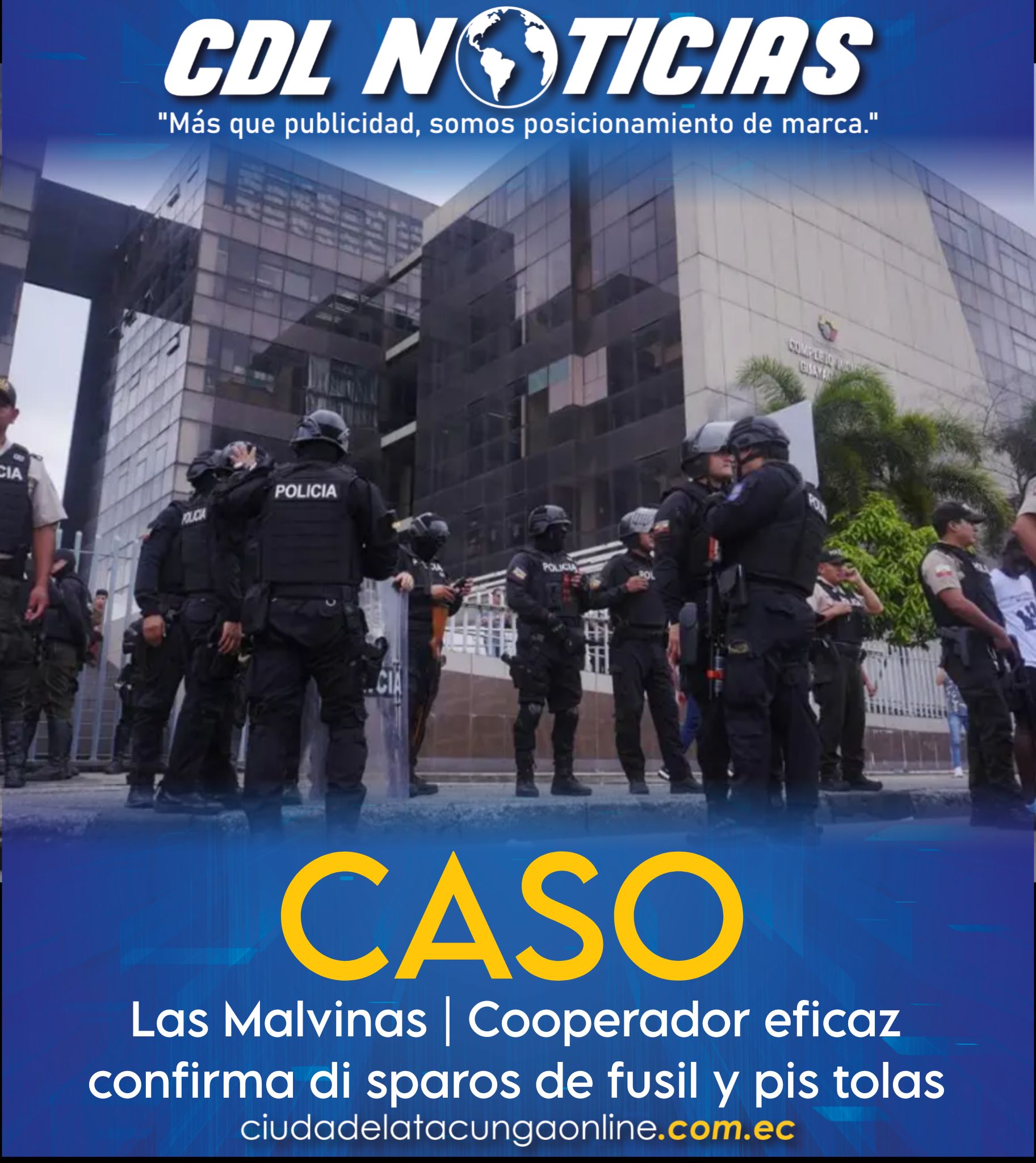 Caso Las Malvinas | Cooperador eficaz confirma di sparos de fusil y pis tolas